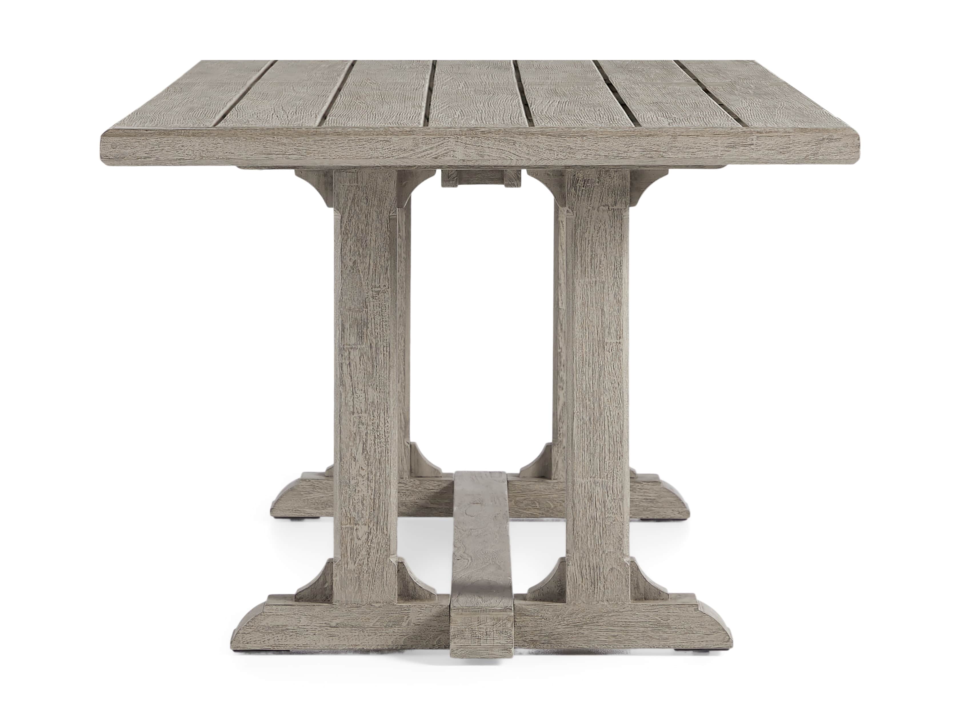 Calistoga Outdoor 84" Rectangle Dining Table, slide 4 of 5