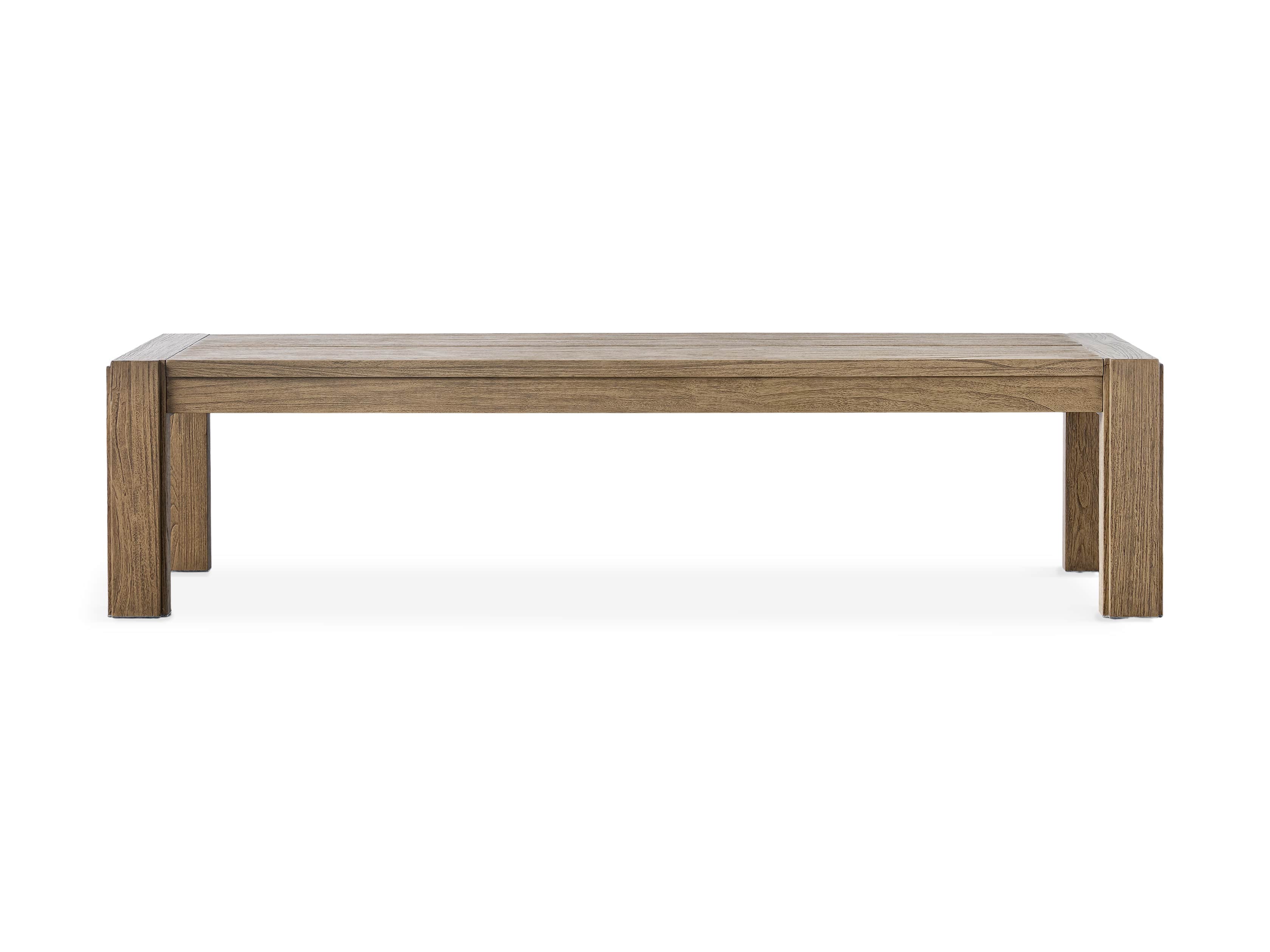 Canyon Outdoor 60" Teak Dining Bench, slide 2 of 5
