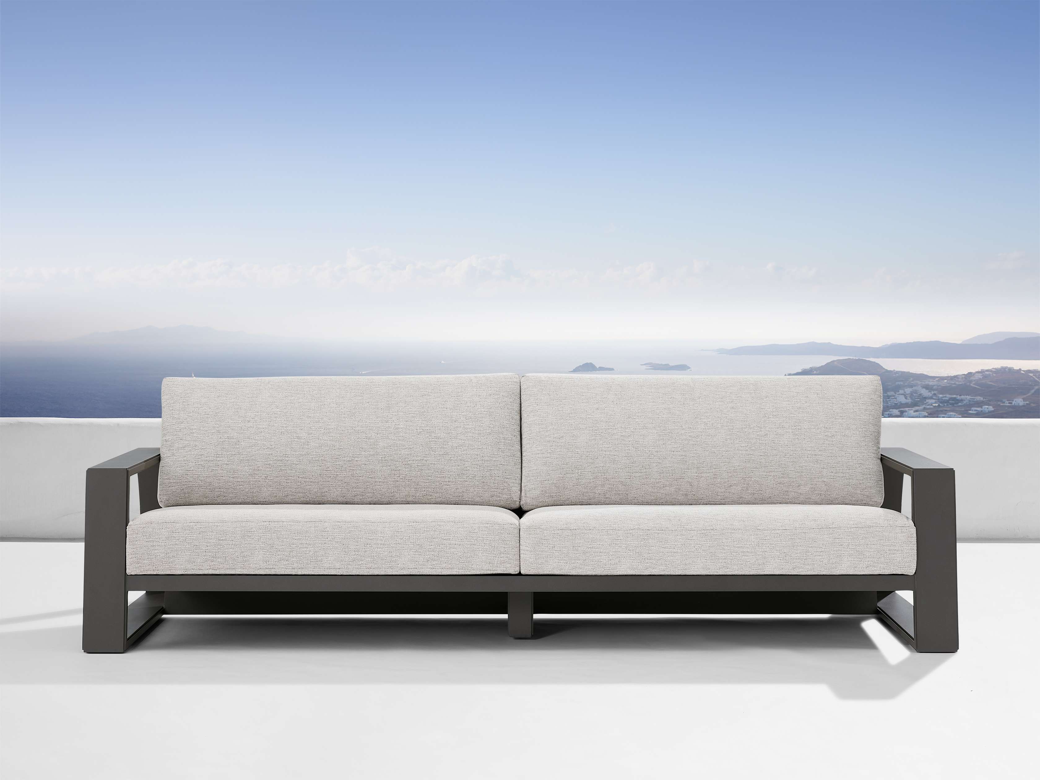 Canyon Outdoor Aluminum Sofa