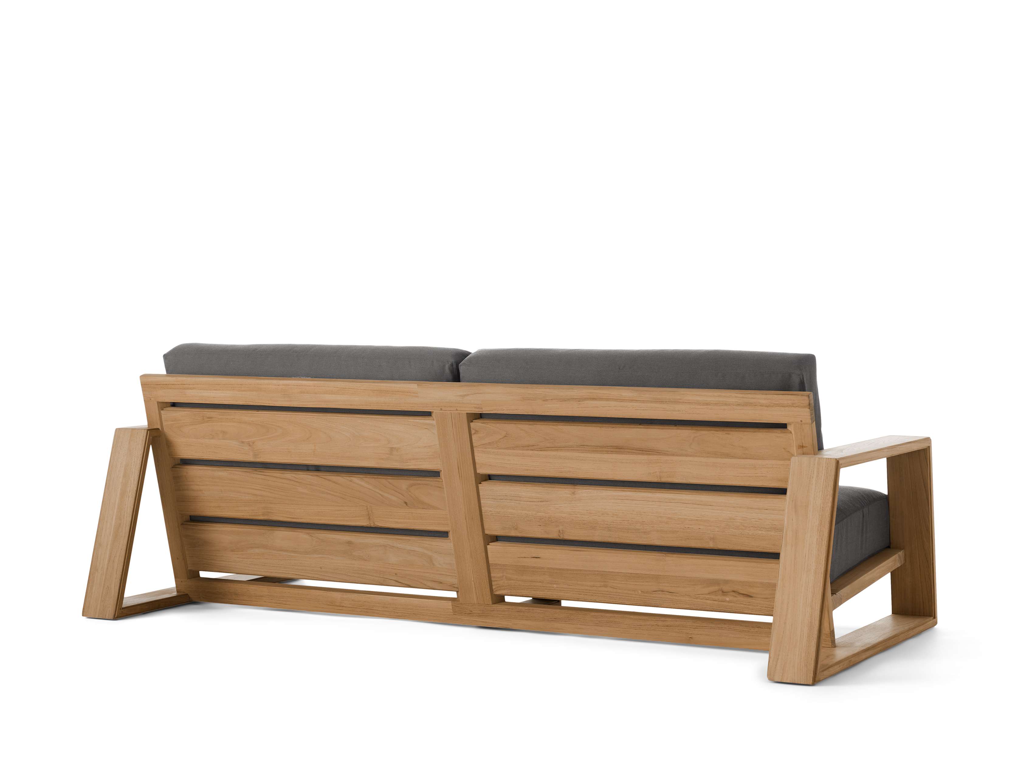 Arhaus Canyon Natural Teak 96"W Sofa in Rosemount Bark The Summit at