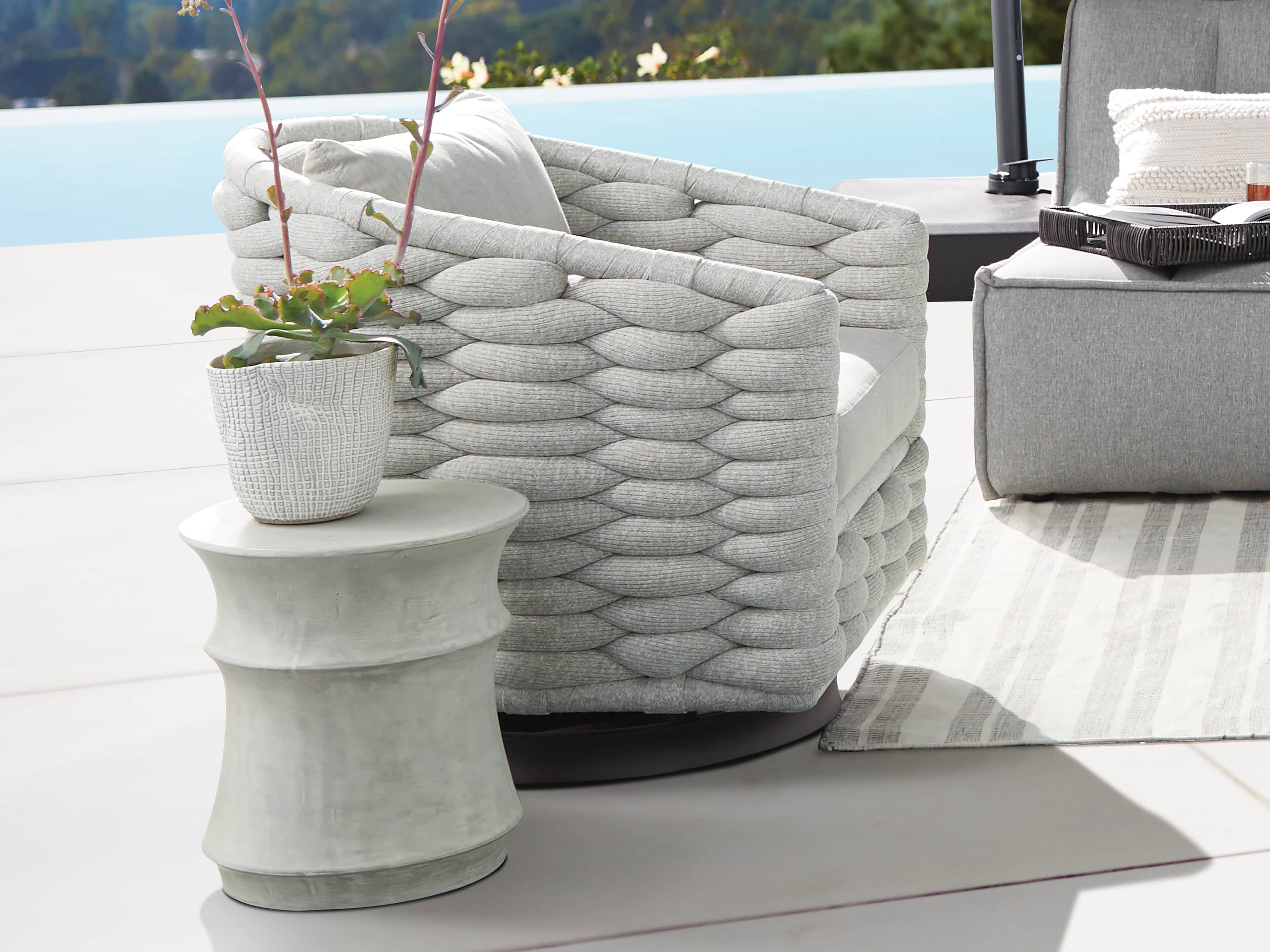 14.5" Concrete Stool, slide 2 of 6
