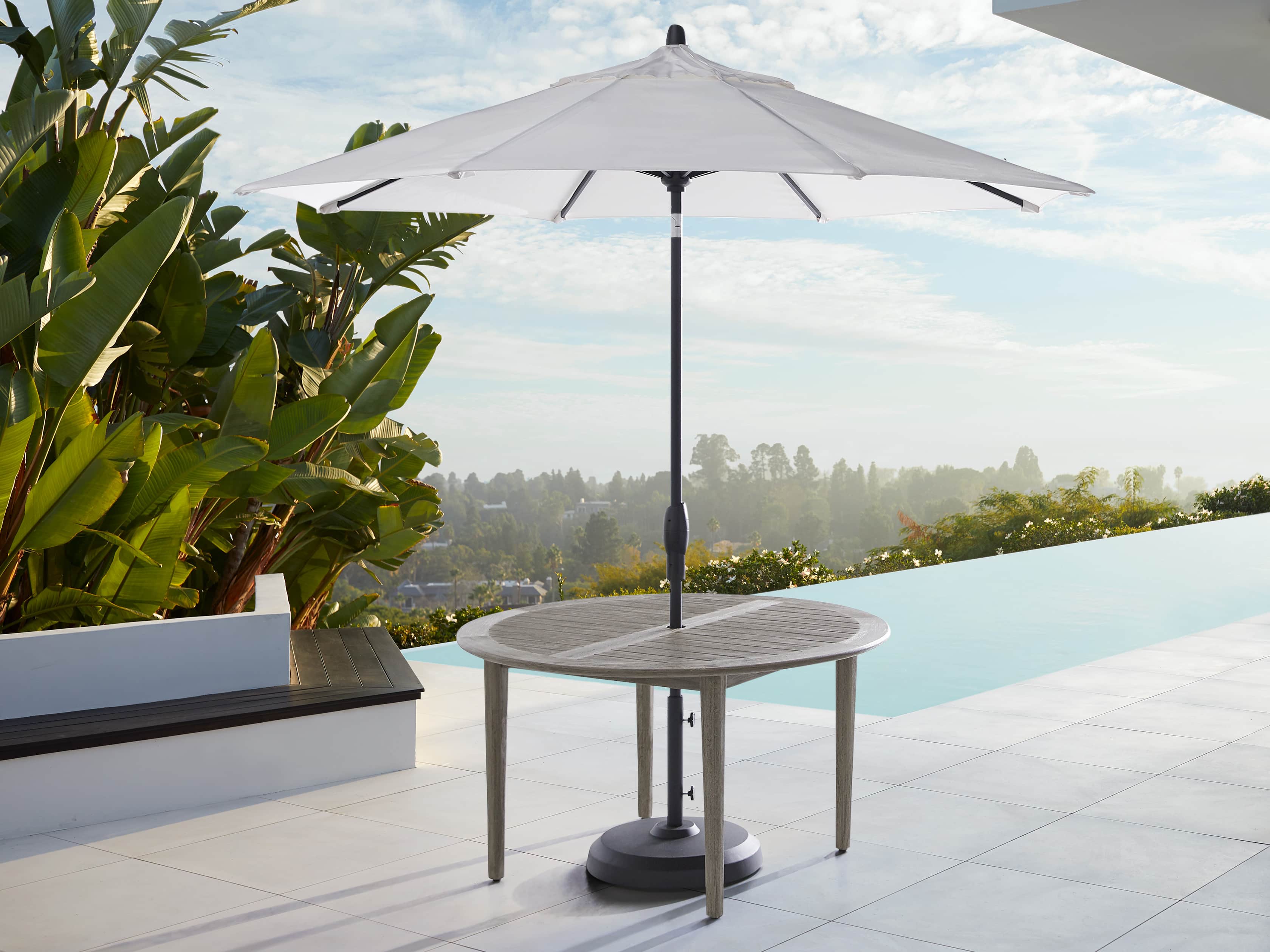 Costa Outdoor Round 70" Dining Table, slide 3 of 8