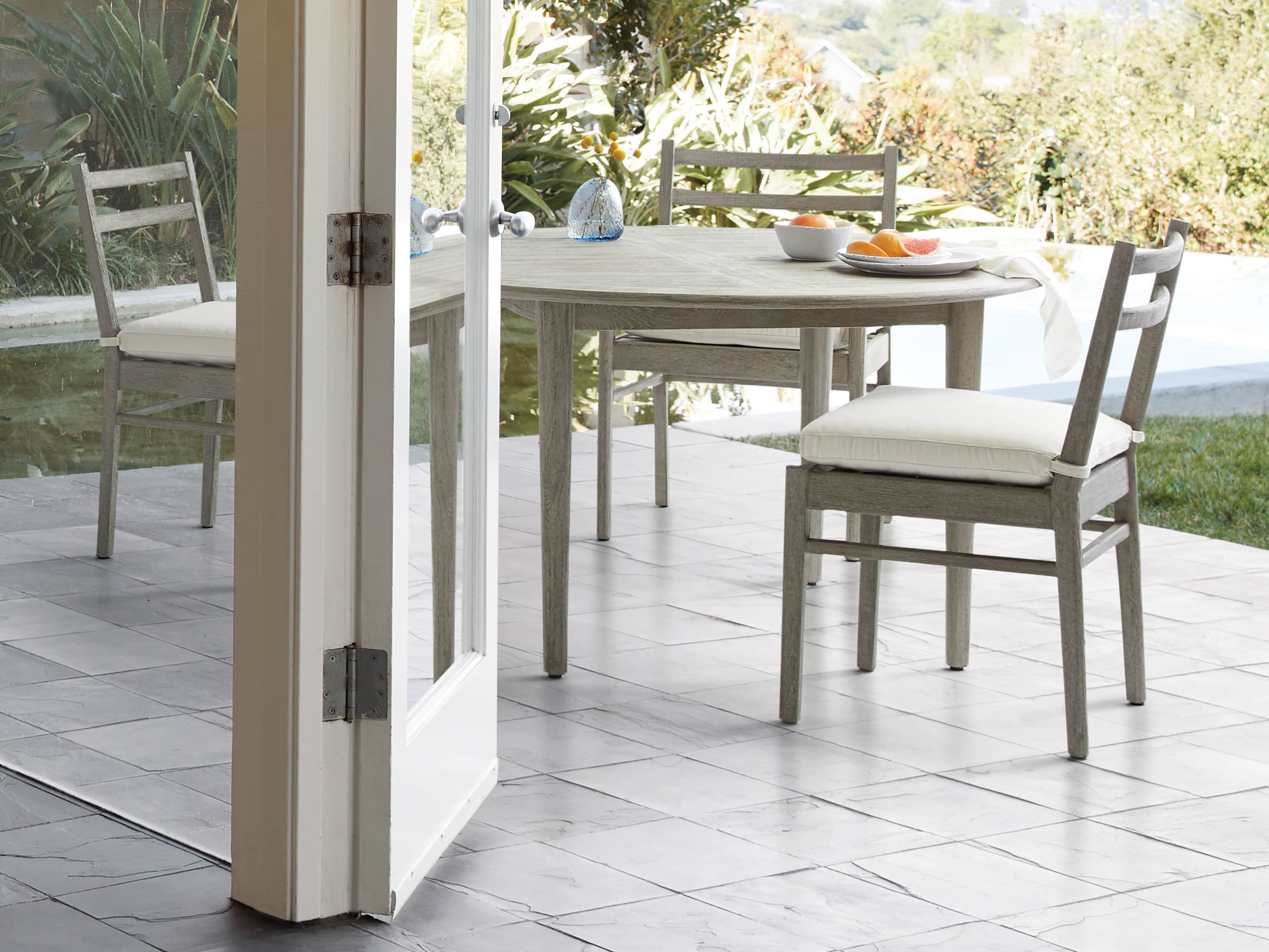Costa Outdoor Round 70" Dining Table, slide 8 of 8