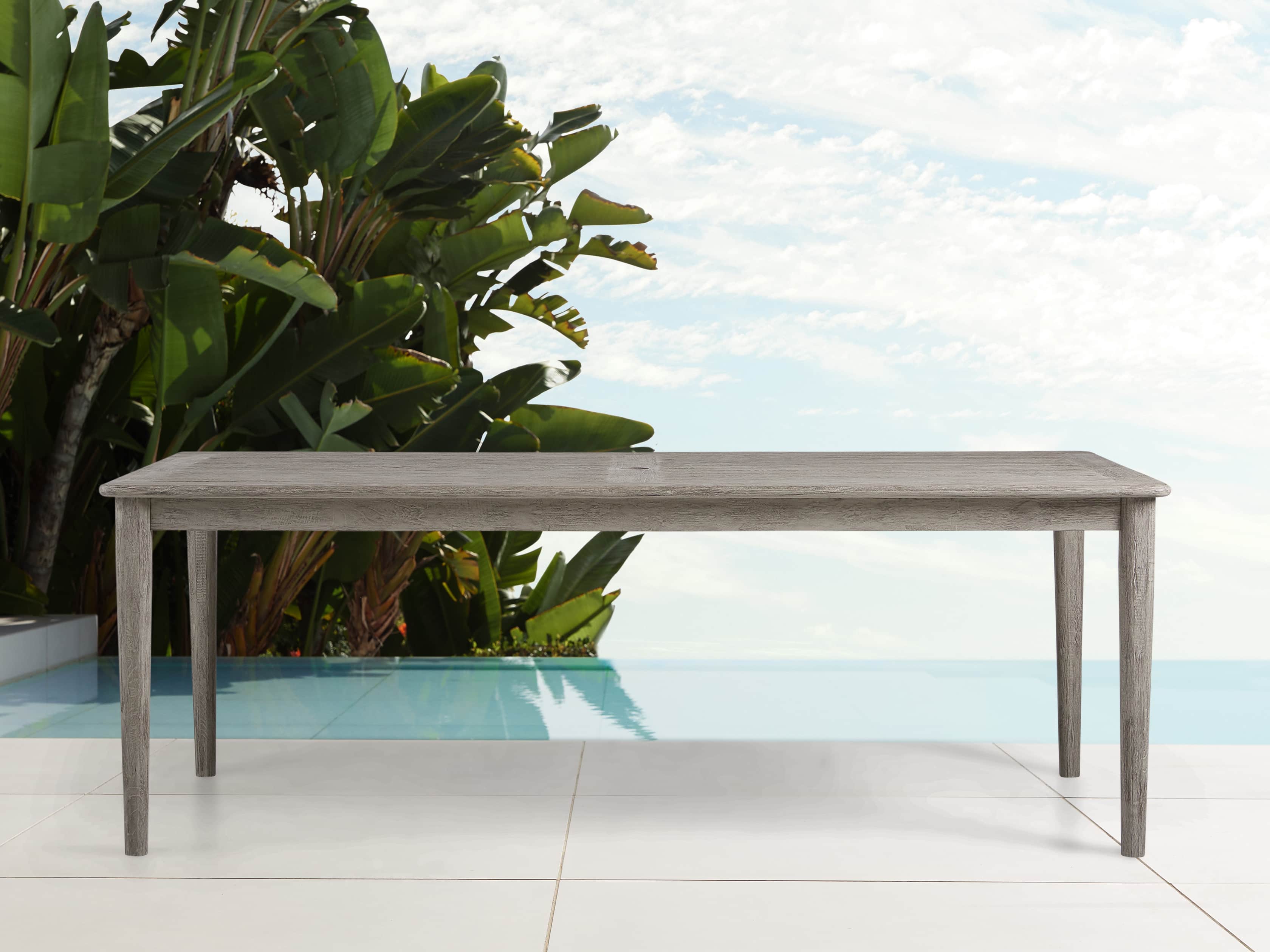 Costa Outdoor 84" Dining Table, slide 1 of 5
