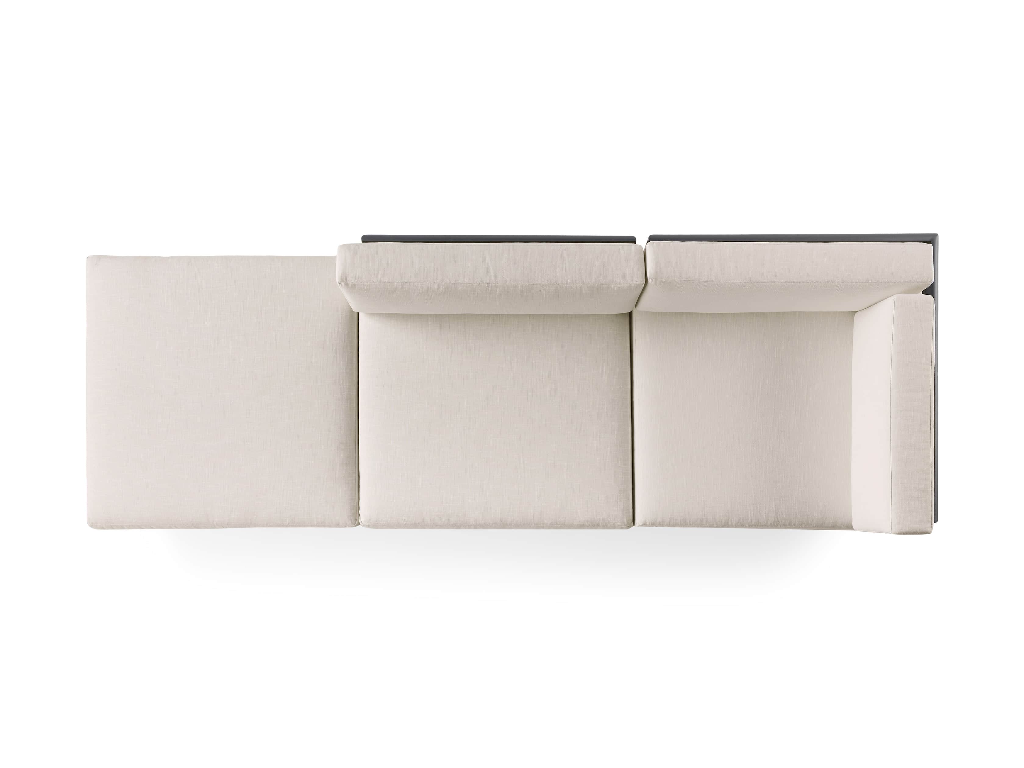 Costa Outdoor 114.5" Aluminum Three Piece Sectional, slide 5 of 5