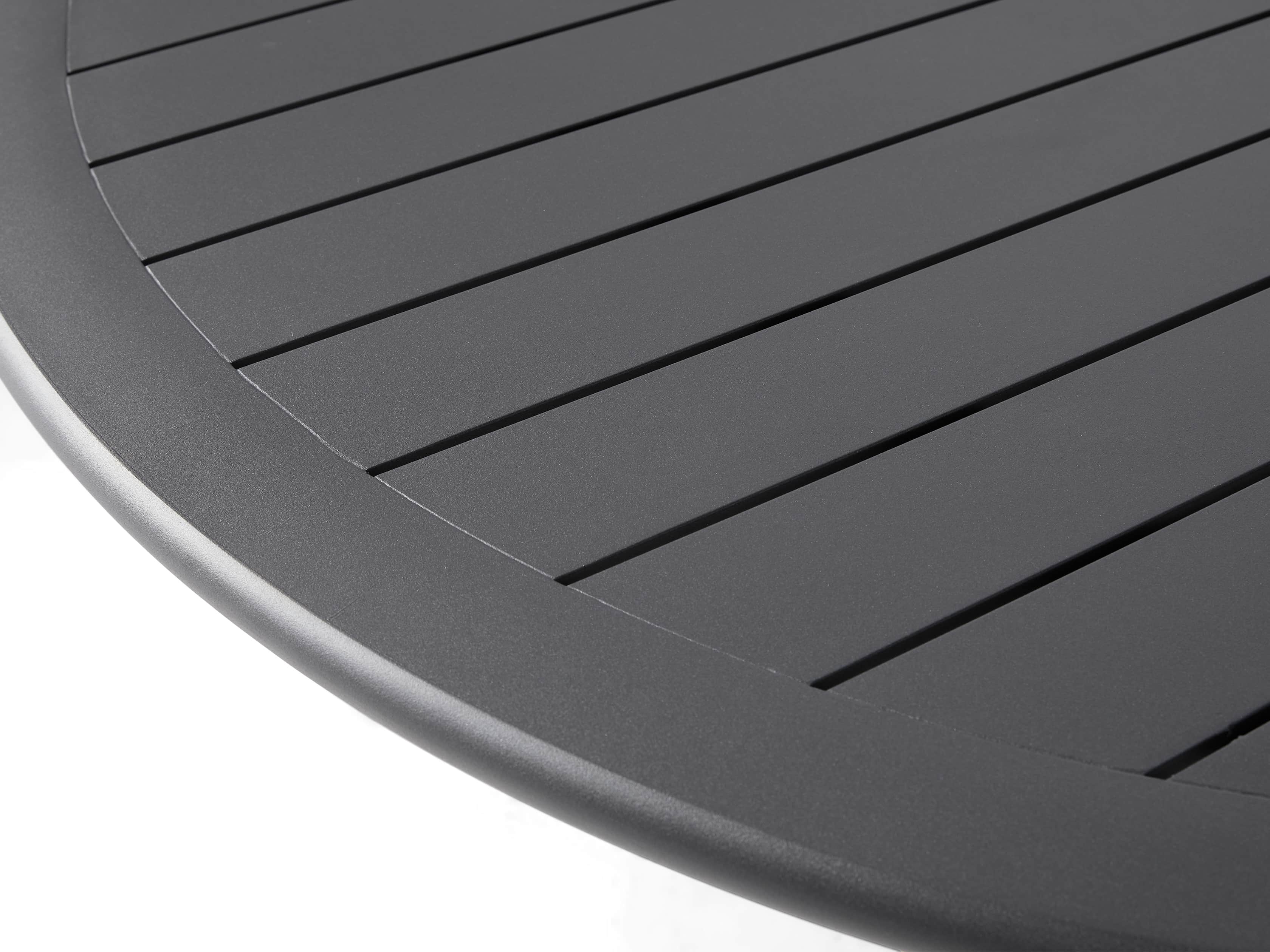 Costa Outdoor 54" Round Aluminum Dining Table, slide 4 of 4