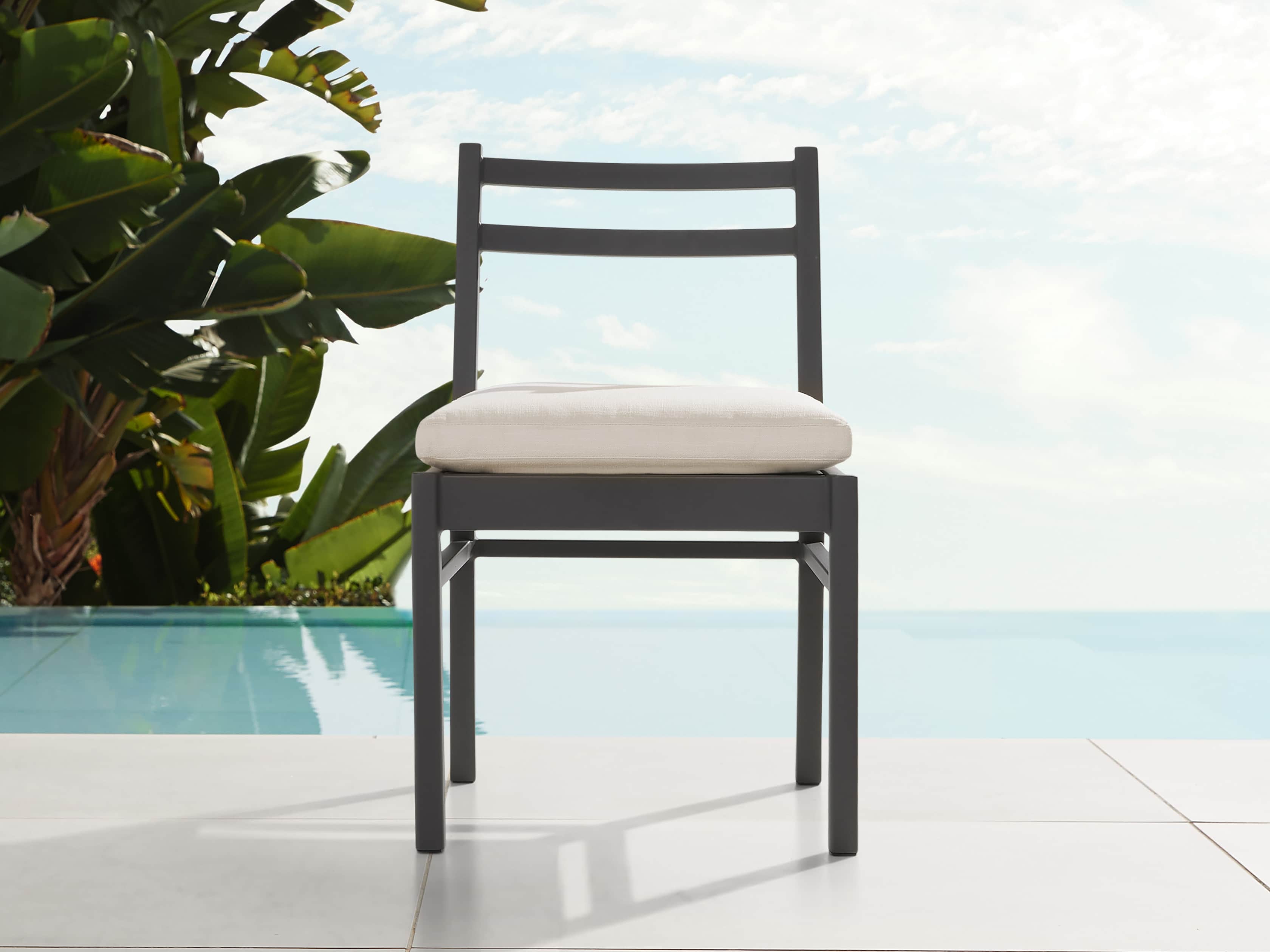  Costa  Outdoor Aluminum Dining  Side Chair  Arhaus