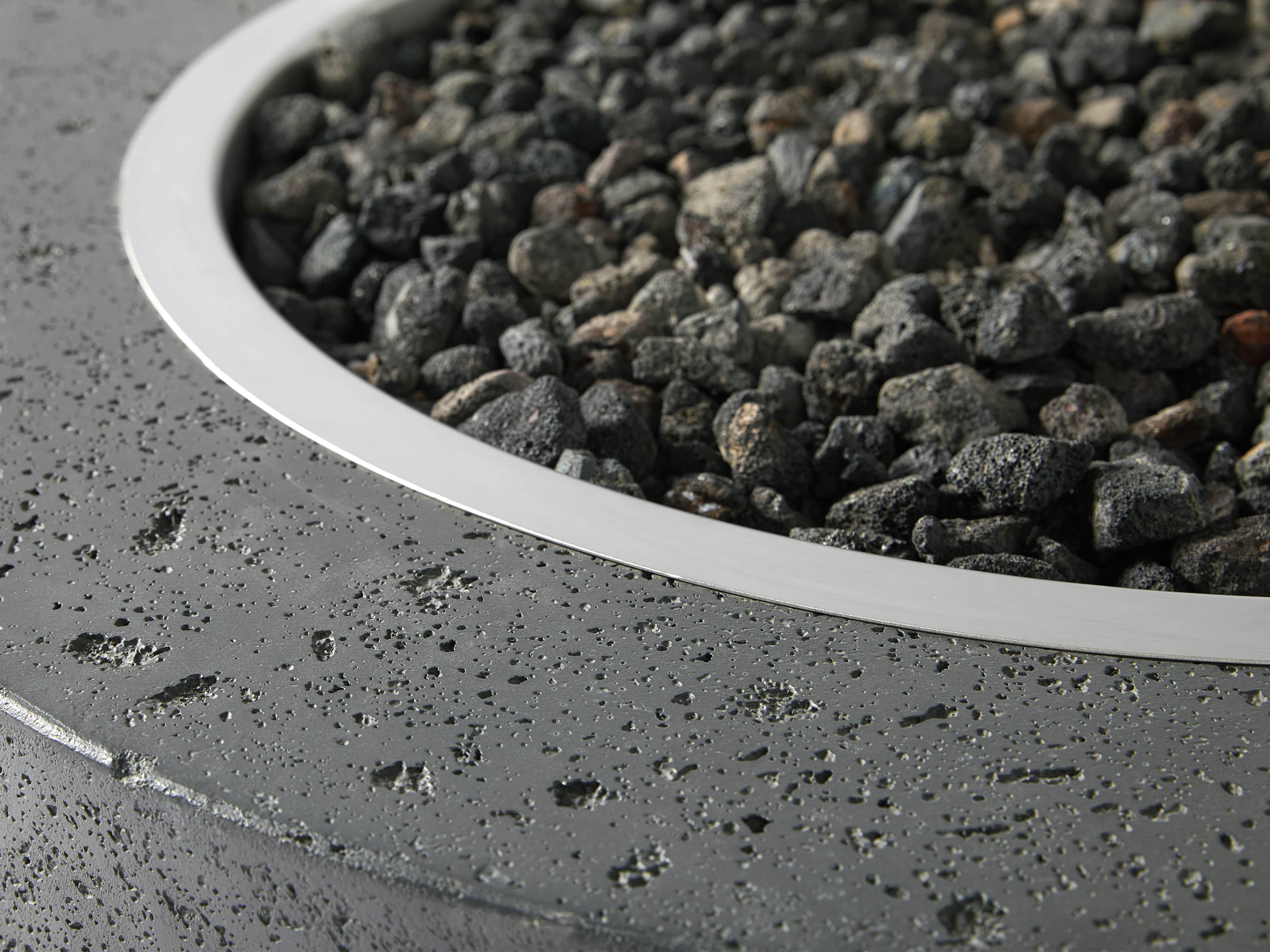 Round Natural Gas Fire Pit Arhaus