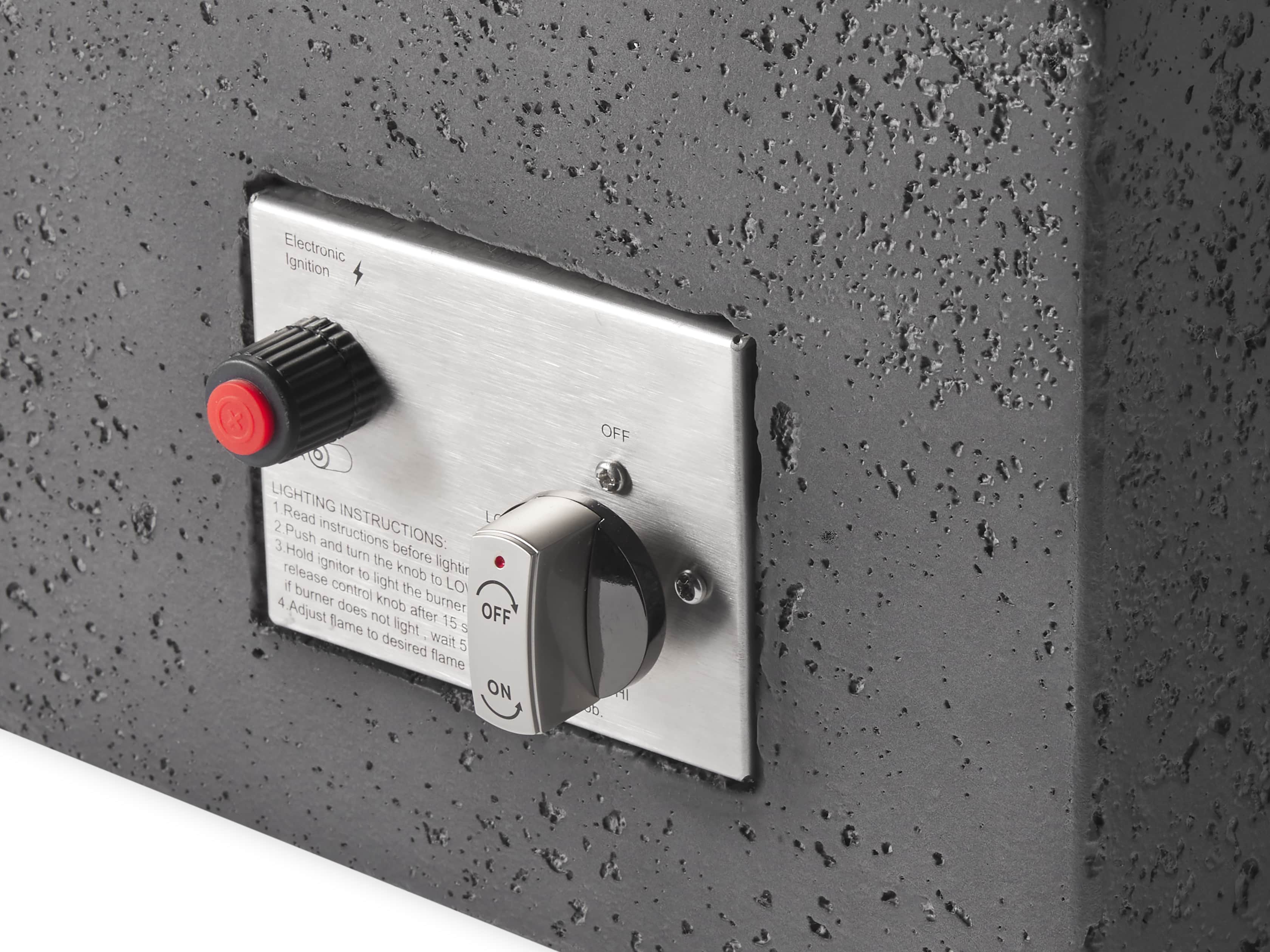 Rectangle Propane Fire Pit Arhaus