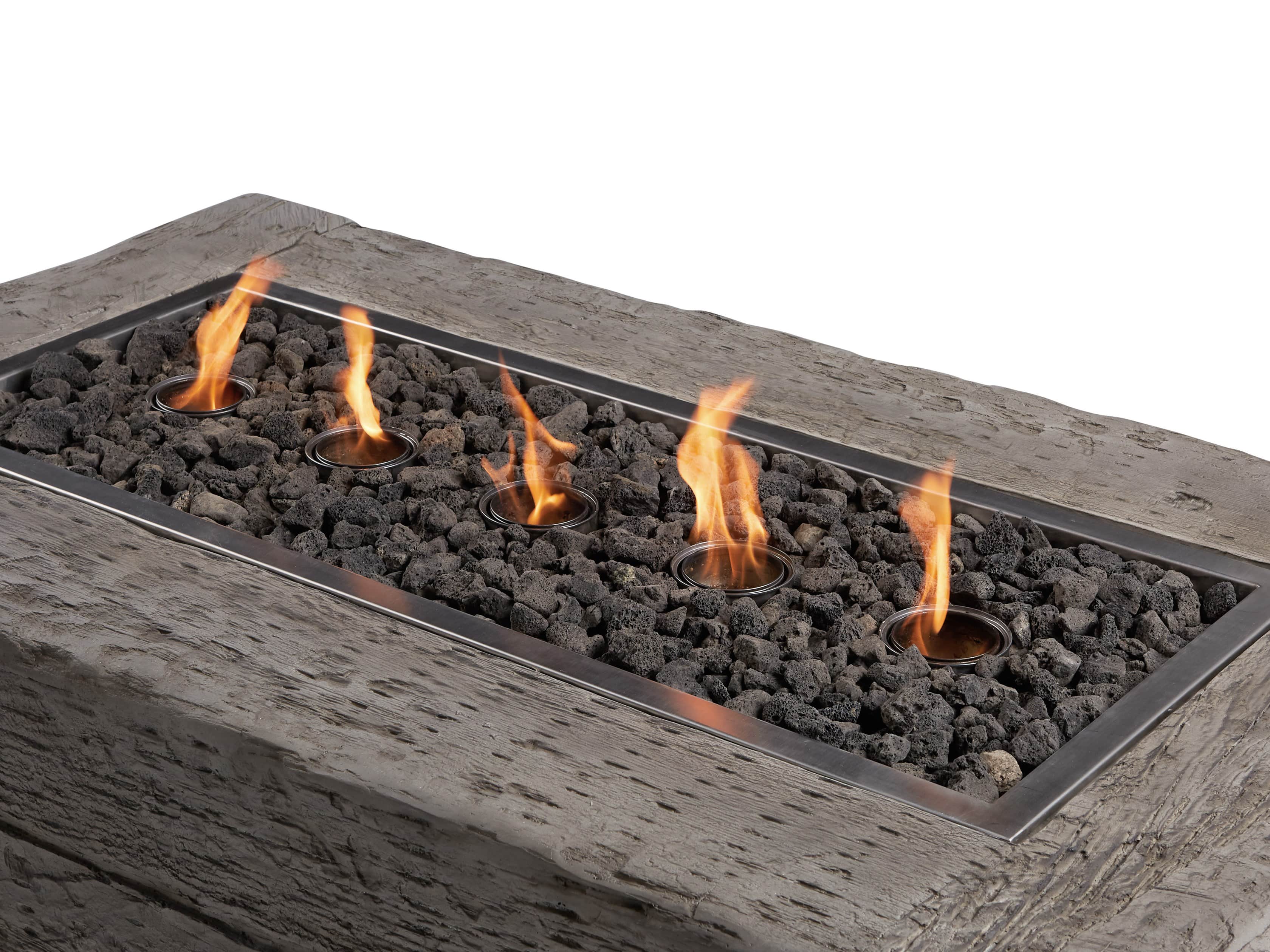 FIRE PIT 53" FW/GEL LTGRY LOG, slide 8 of 10