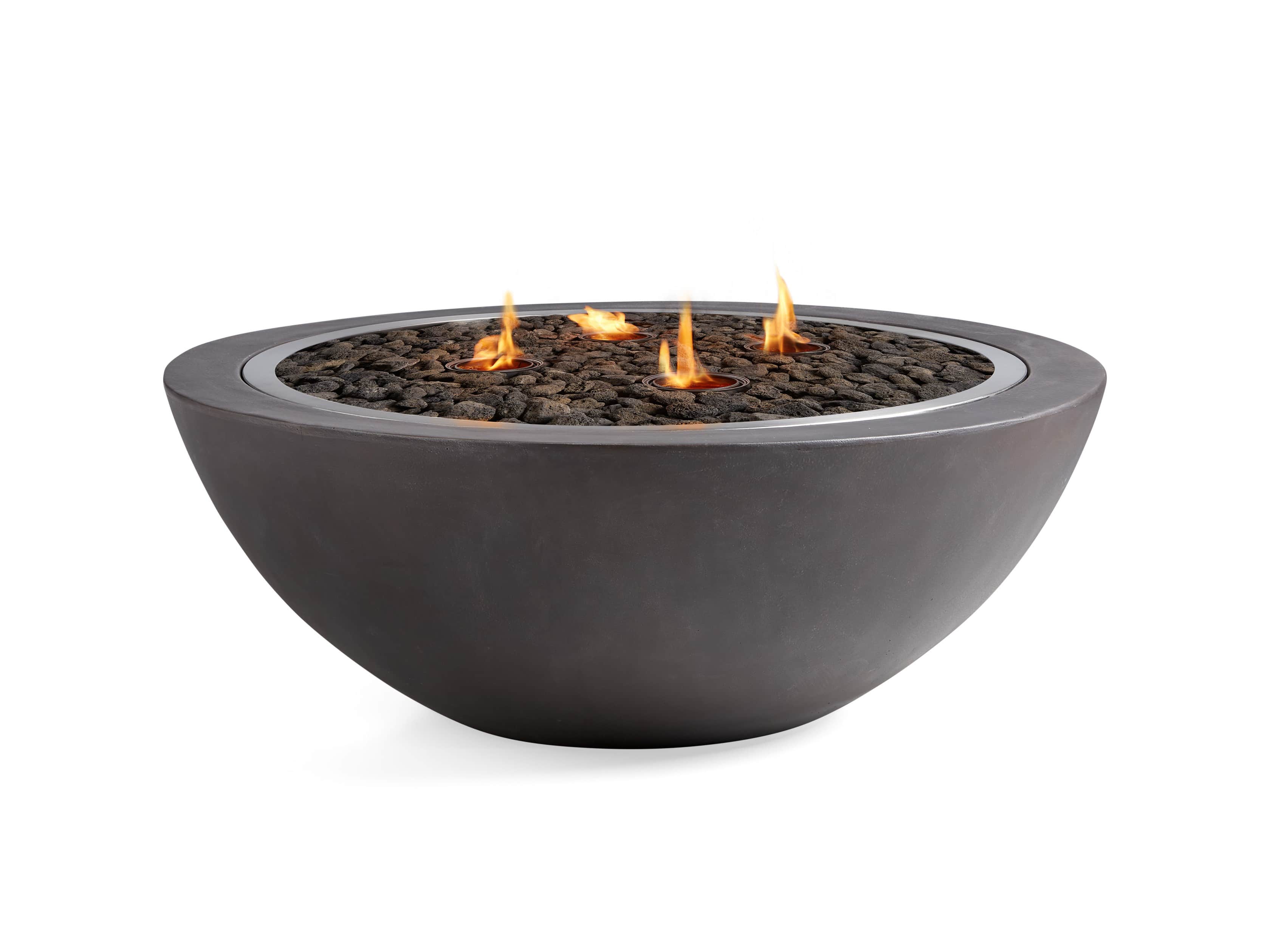 Outdoor 36" Round Concrete Fire Pit, slide 5 of 9
