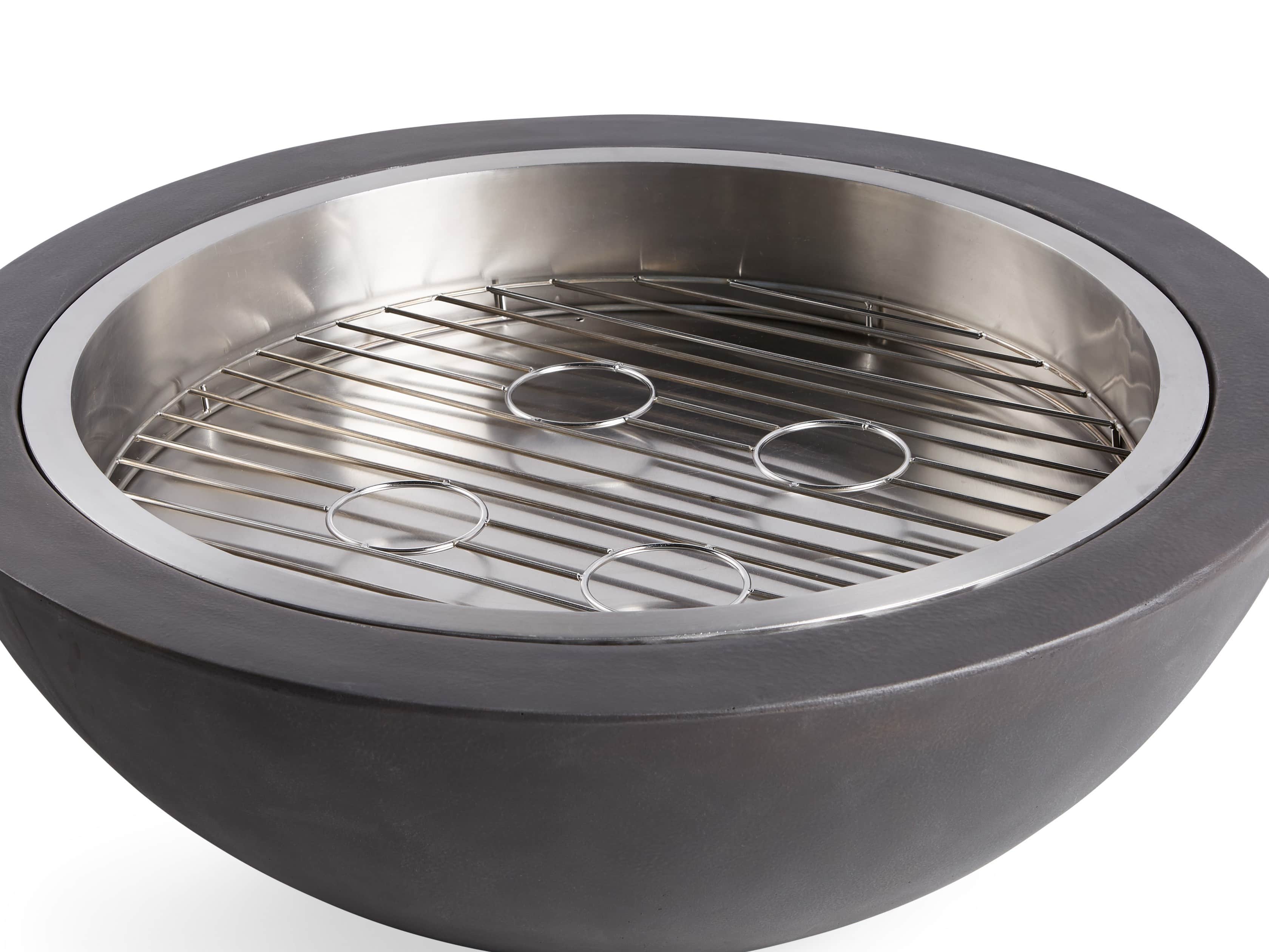 Outdoor 36" Round Concrete Fire Pit, slide 9 of 9