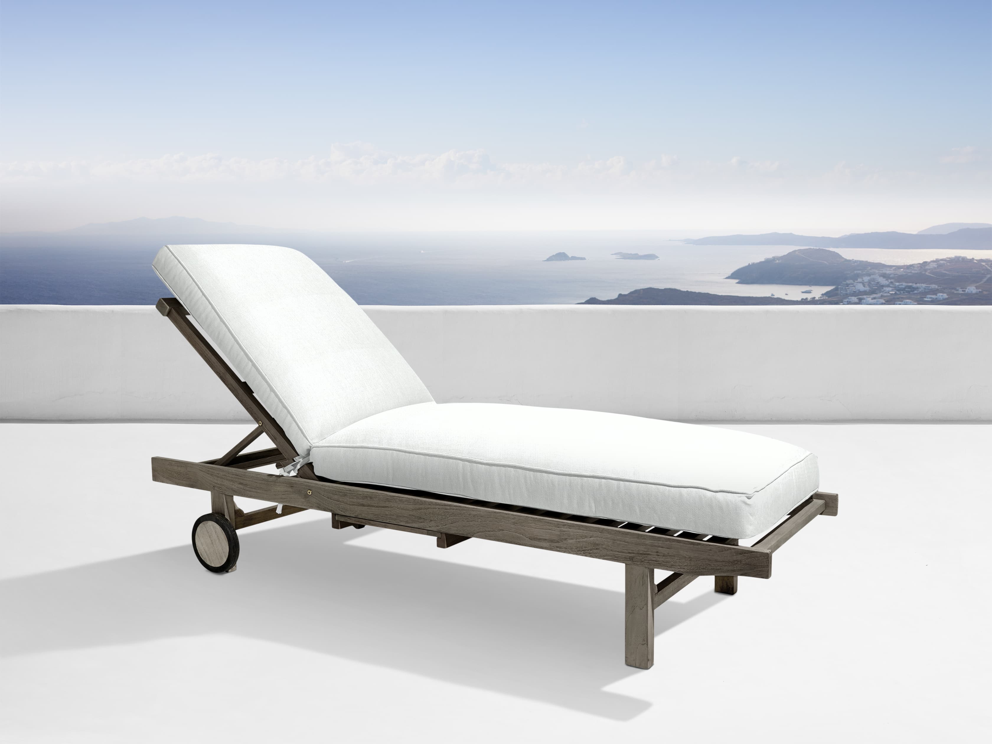 arhaus outdoor chaise lounge