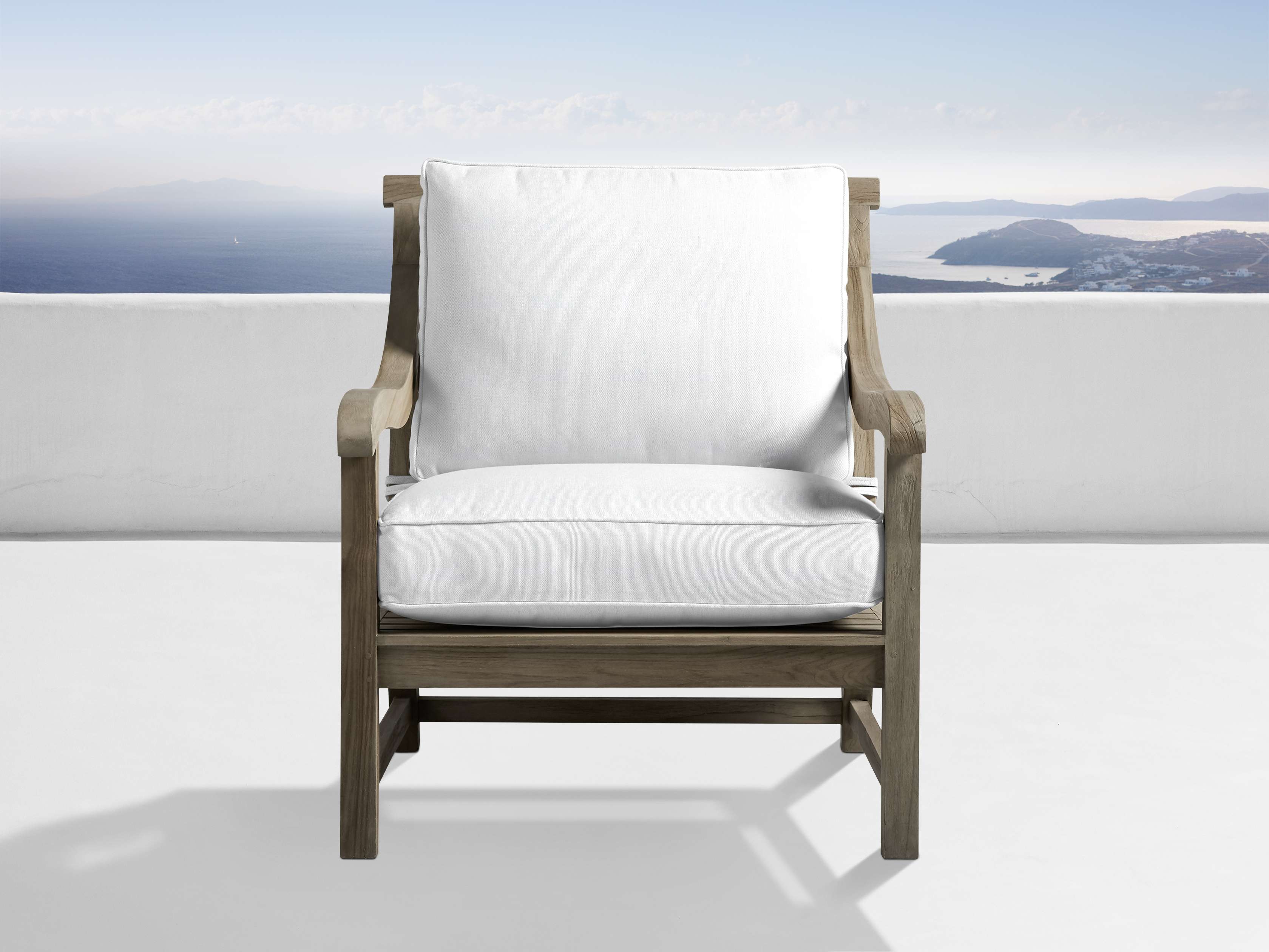 Hamptons Outdoor Lounge Chair Arhaus, Lounge Outdoor Chairs