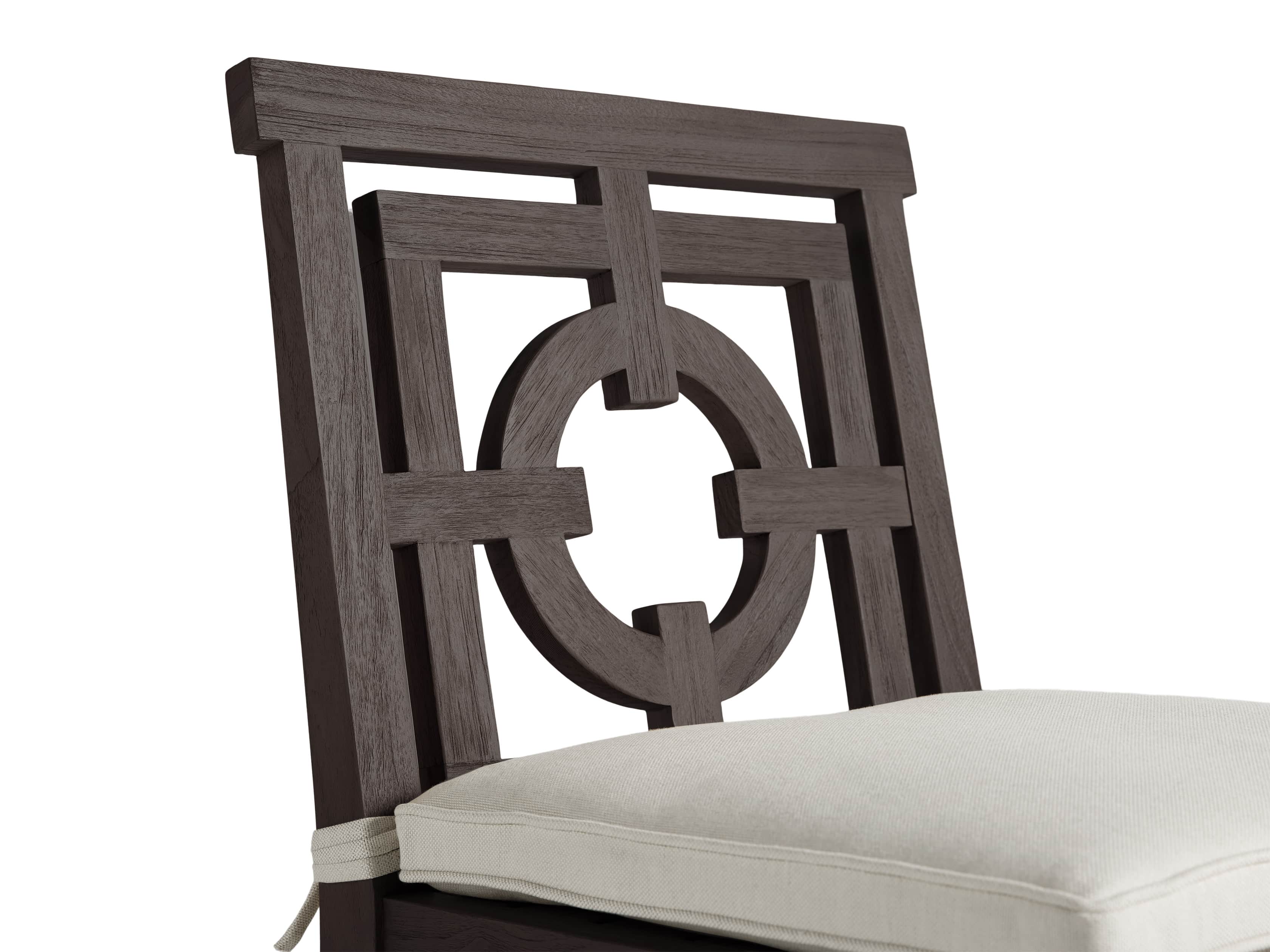 Hamptons Outdoor 21" Counter Stool in Truffle Brown, slide 5 of 5
