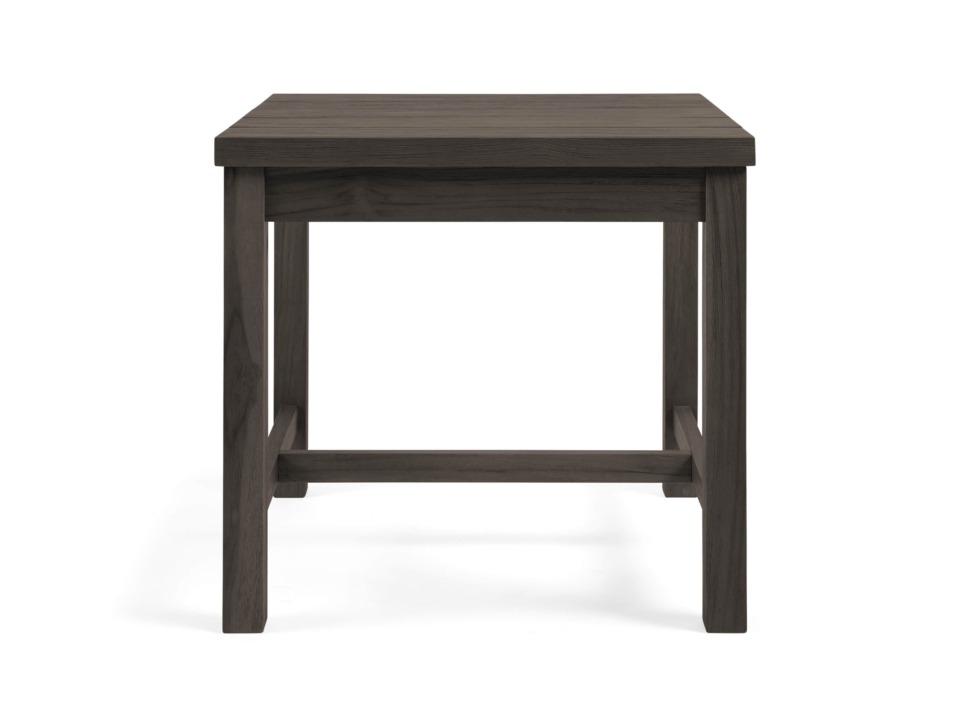 Hamptons Outdoor 26" End Table in Truffle Brown, slide 2 of 2