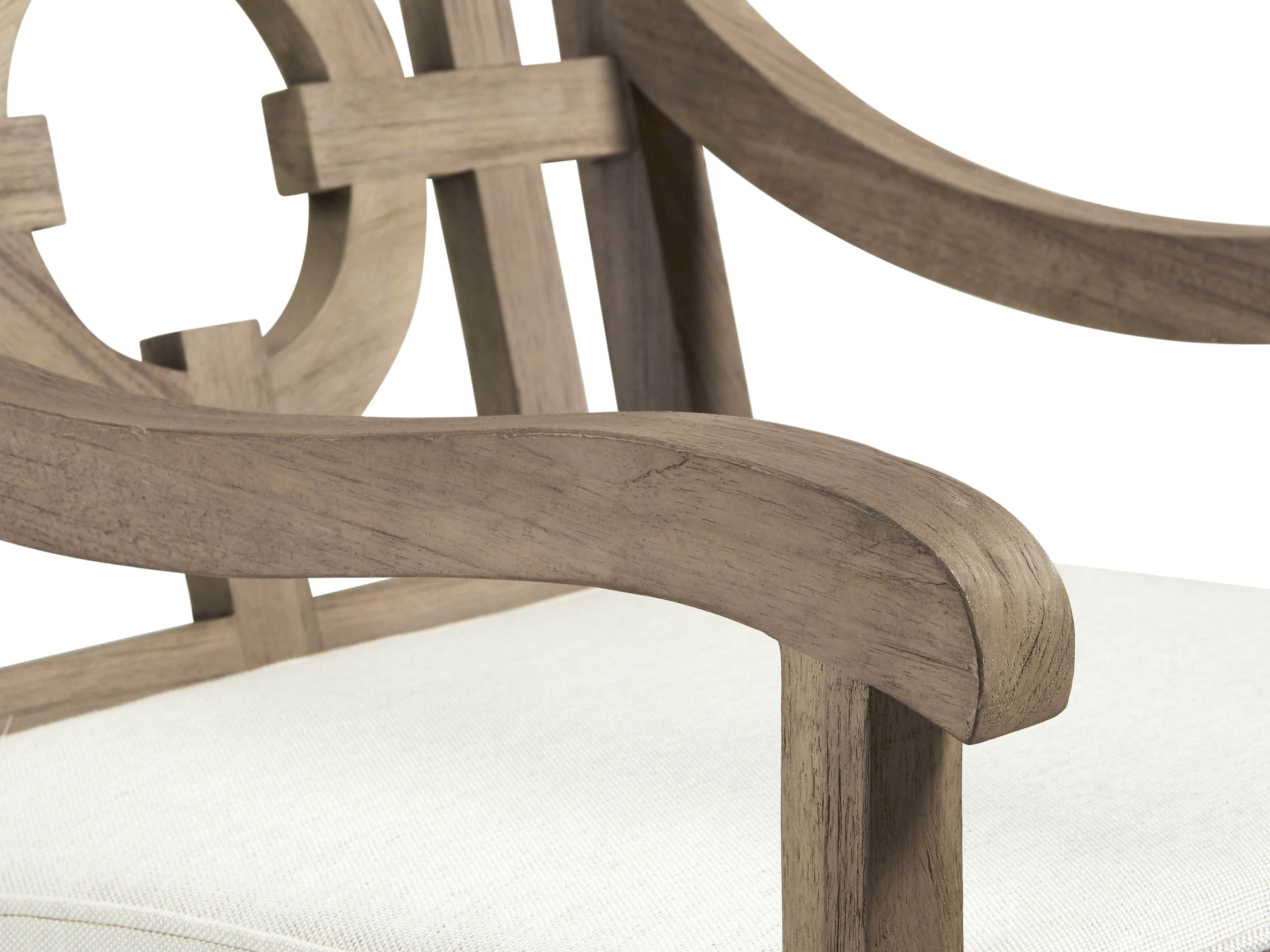 Hamptons Outdoor 24" Teak Dining Arm Chair