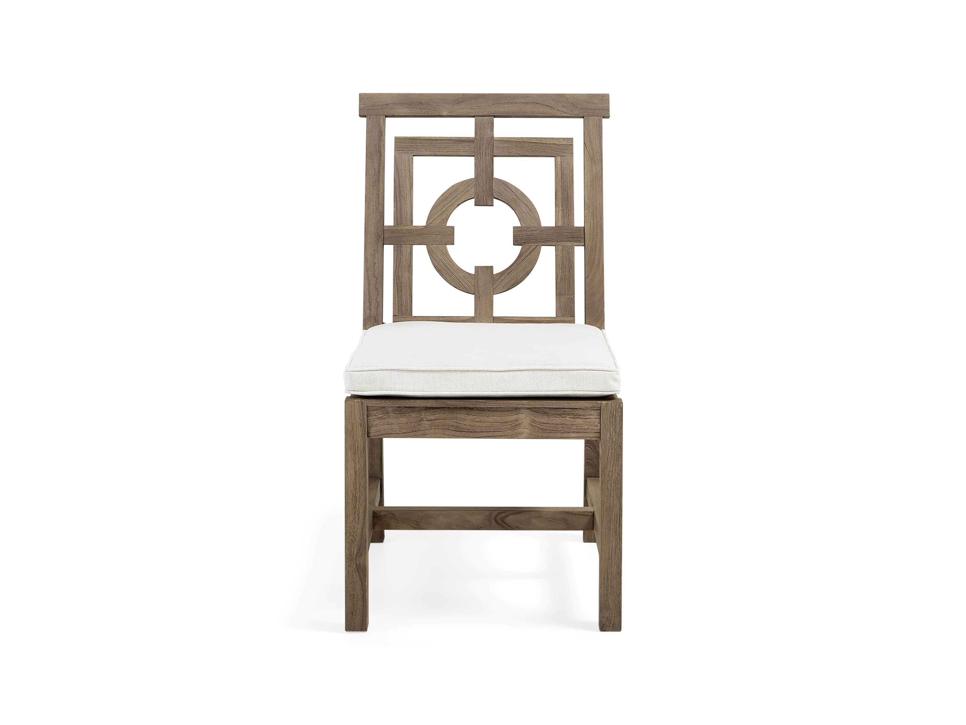 Hamptons Outdoor 21" Teak Dining Side Chair