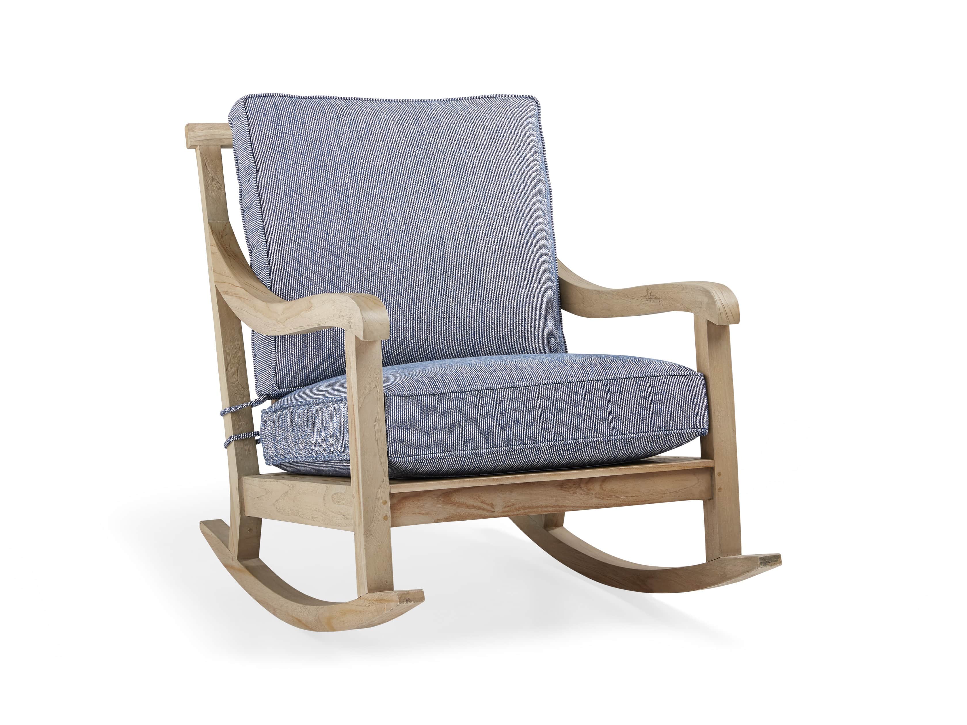 Hamptons Outdoor 30" Rocking Chair in Indigo