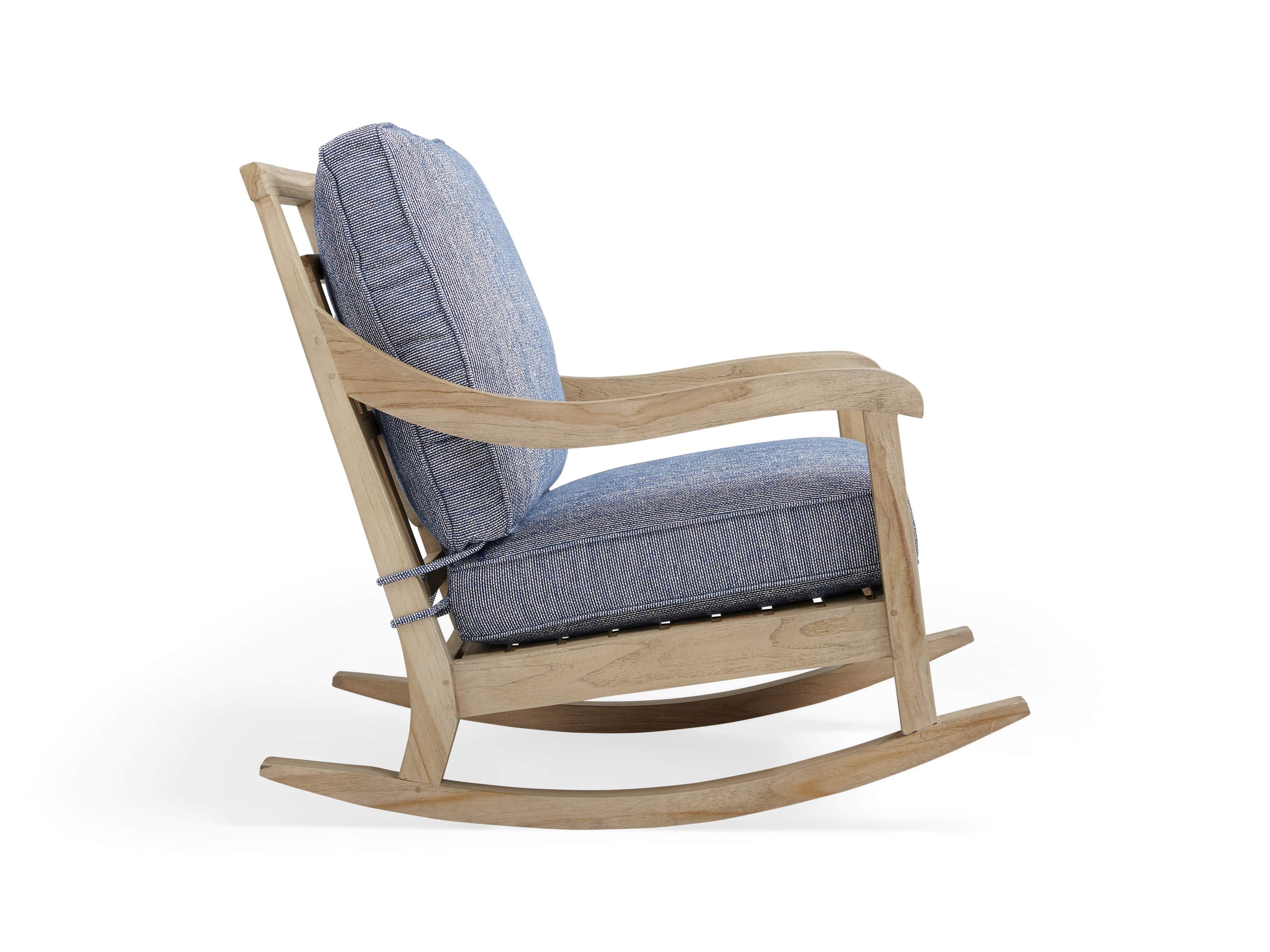 Hamptons Outdoor 30" Rocking Chair in Indigo
