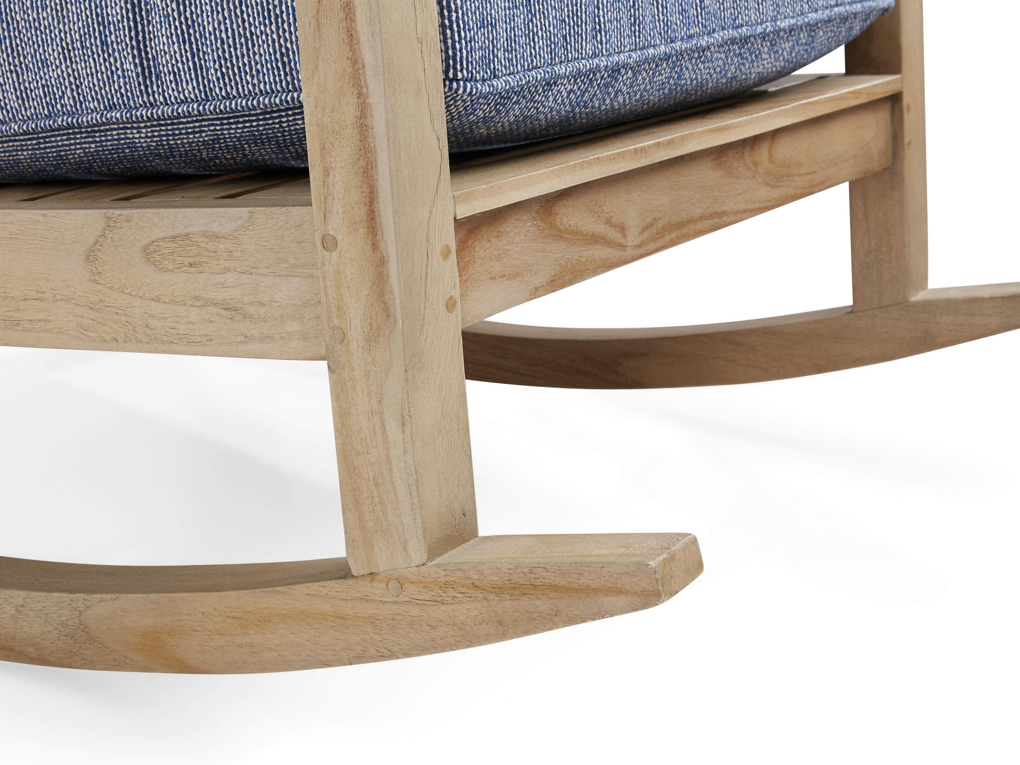 Hamptons Outdoor 30" Rocking Chair in Indigo
