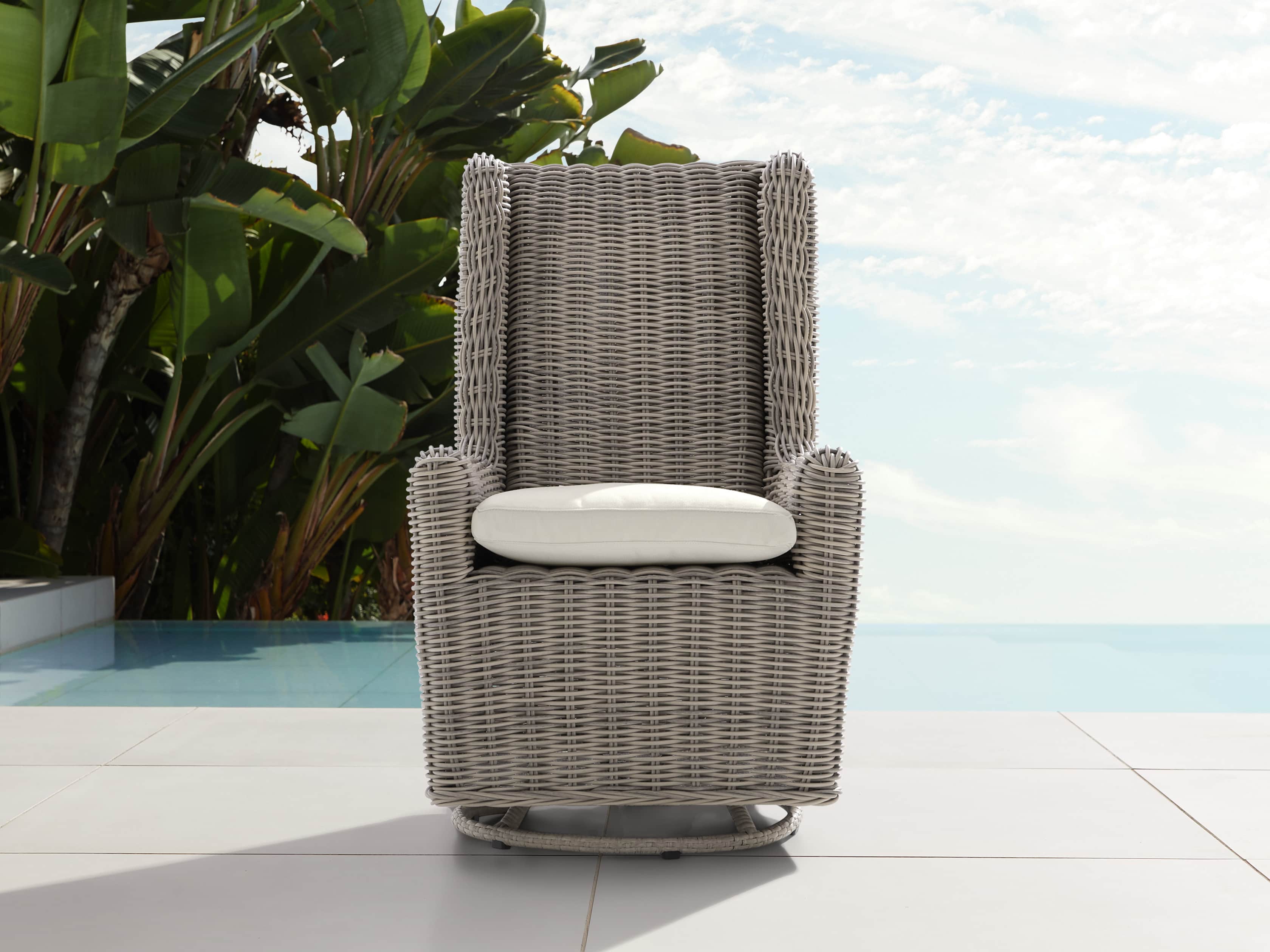 Huntington Outdoor 27" Swivel Dining Chair Replacement Cushion