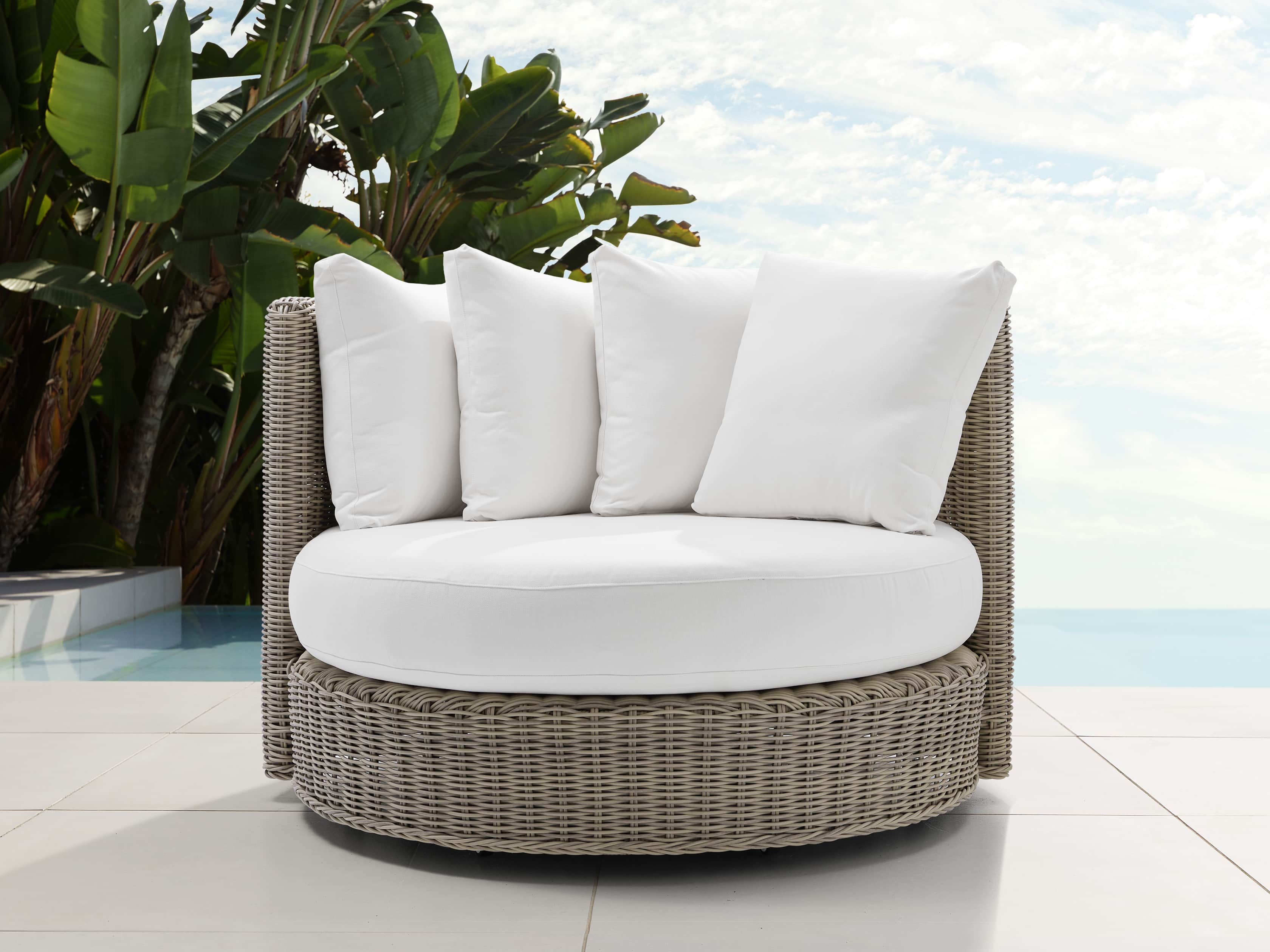 Wyatt Outdoor Swivel Daybed Replacement Cushions Arhaus Wyatt Outdoor Swivel Daybed Replacement