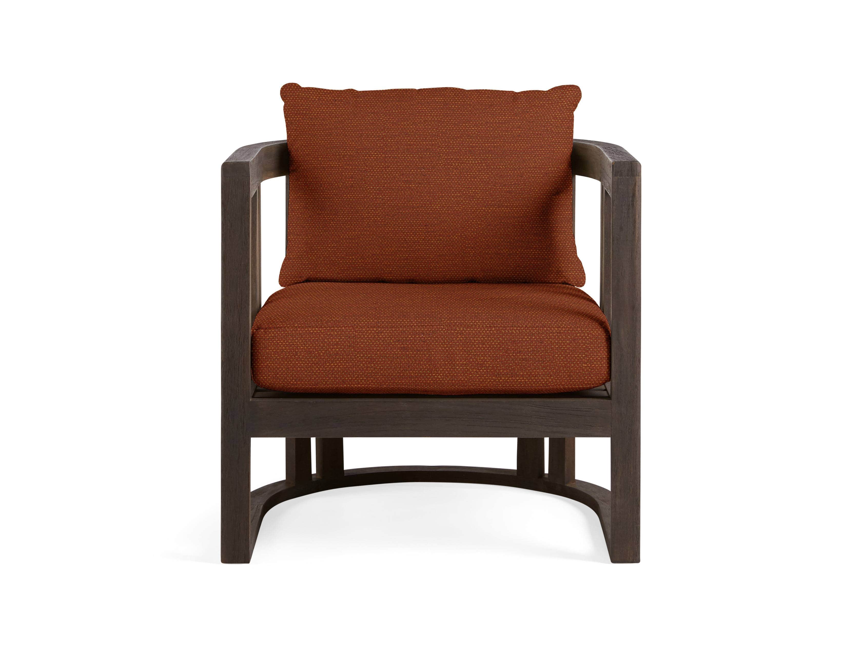 Jhett Outdoor 28" Lounge Chair in in Canvas Brick