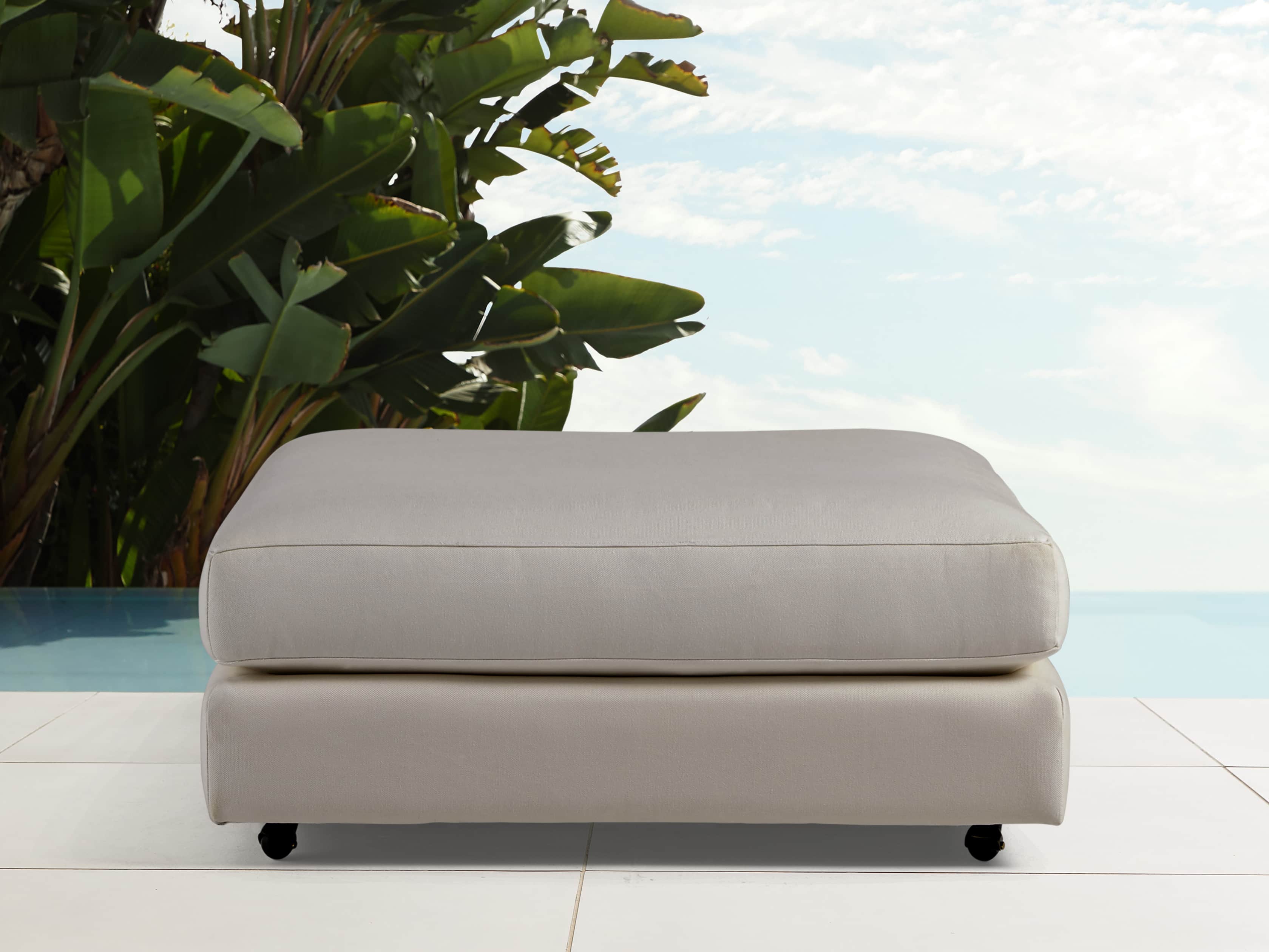 Menlo Outdoor 39" Sail Space Ottoman