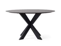 Outdoor Round Dining Table with Apex Base