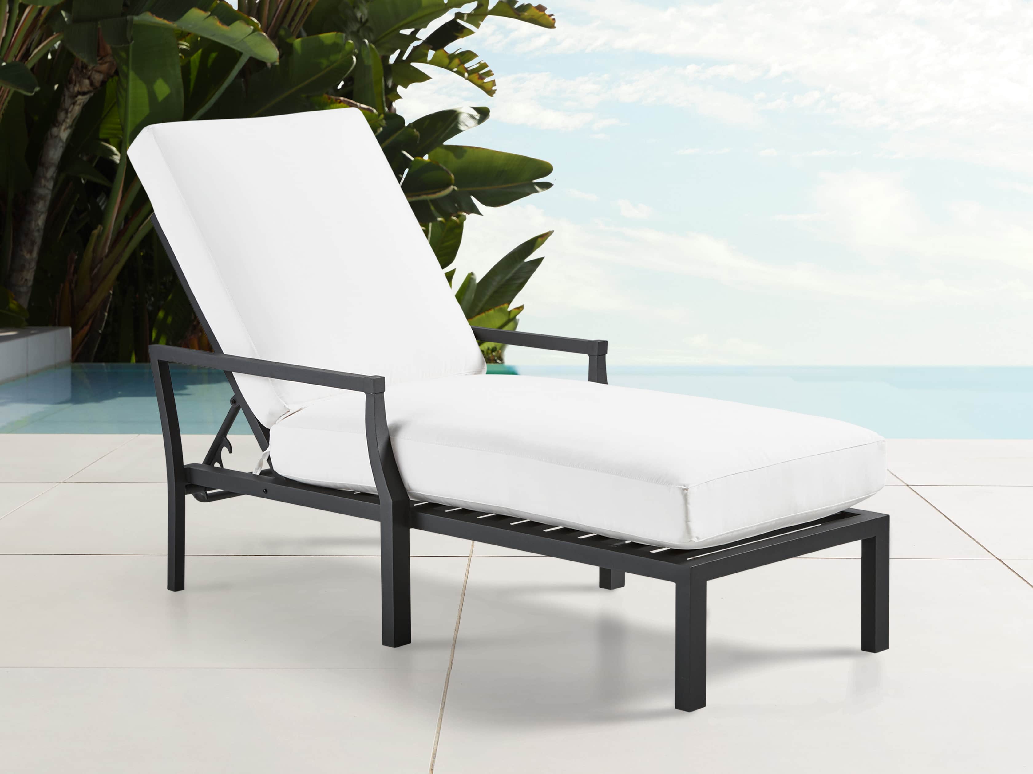 Montego Outdoor 30" Chaise in Slate