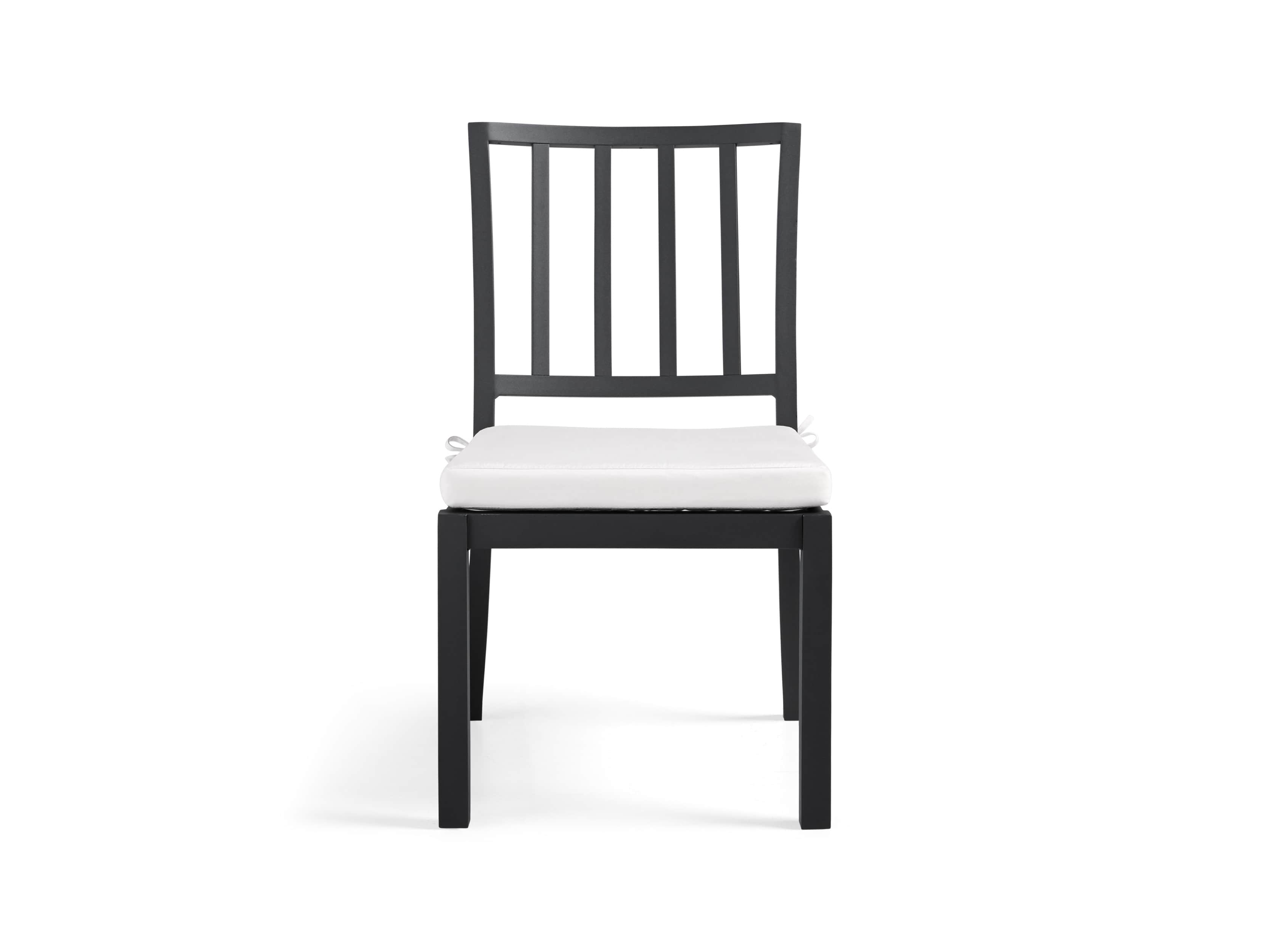 Montego Outdoor 20" Dining Side Chair in Slate, slide 3 of 9