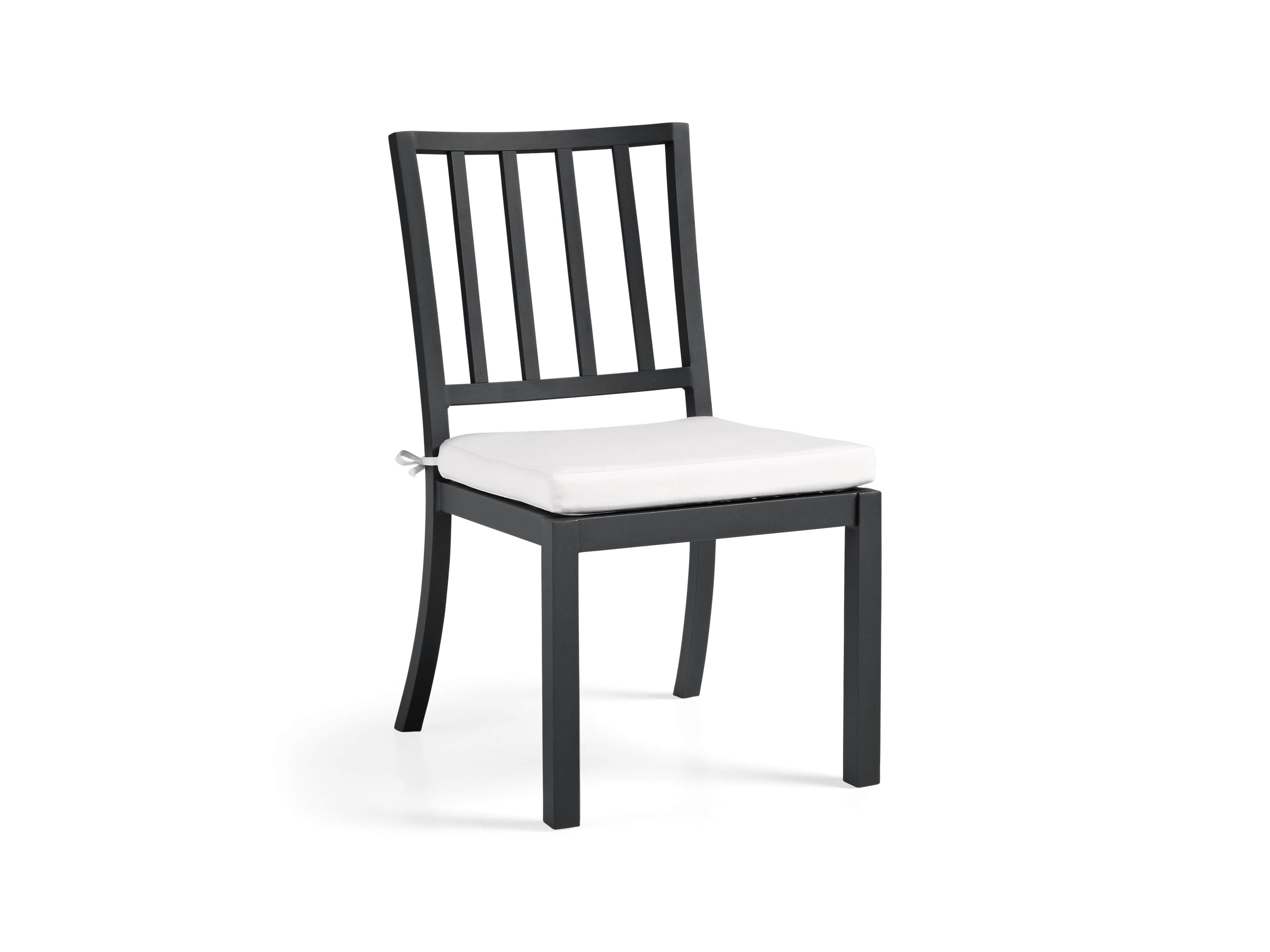 Montego Outdoor 20" Dining Side Chair in Slate, slide 4 of 9