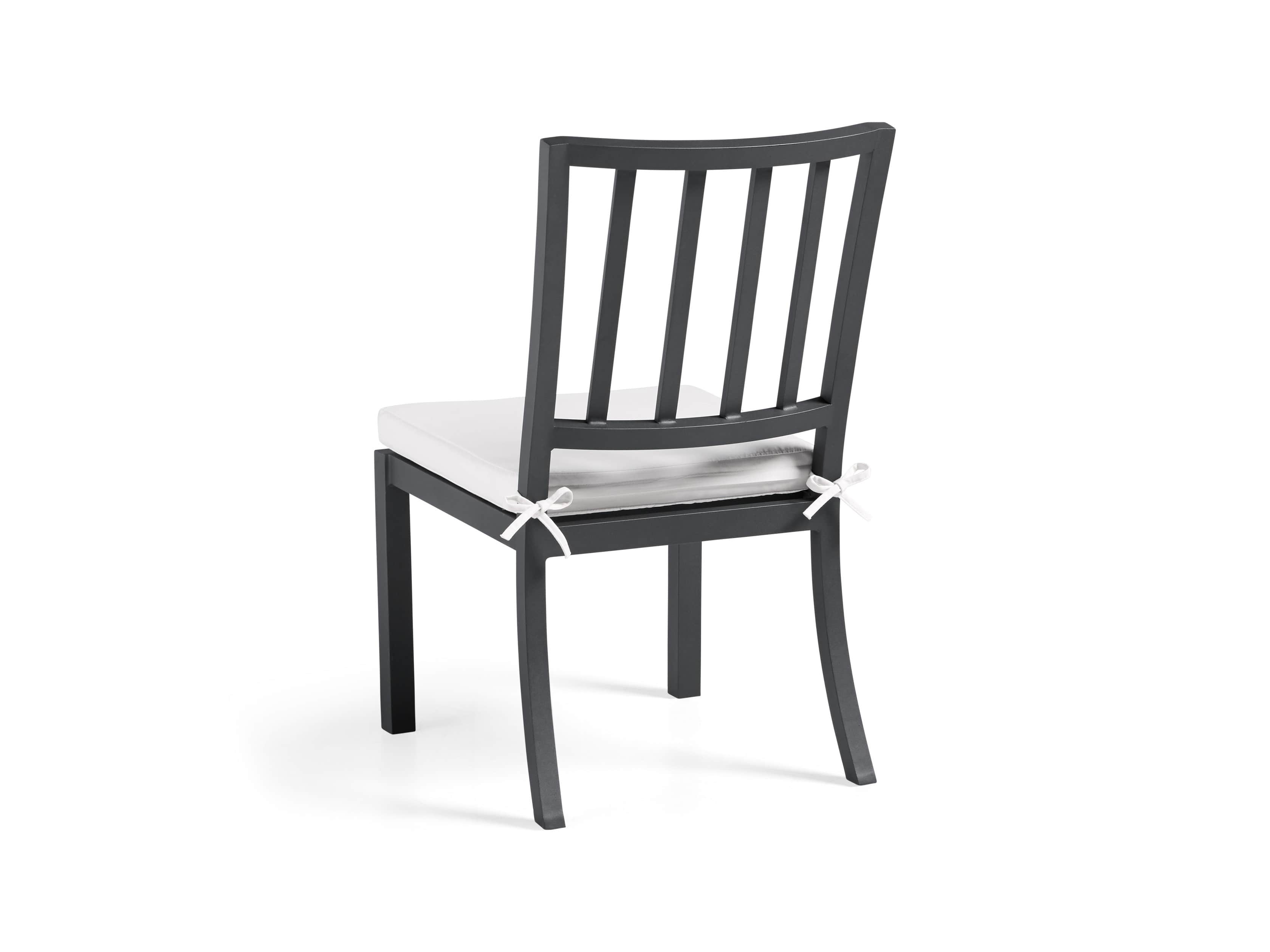 Montego Outdoor 20" Dining Side Chair in Slate, slide 6 of 9