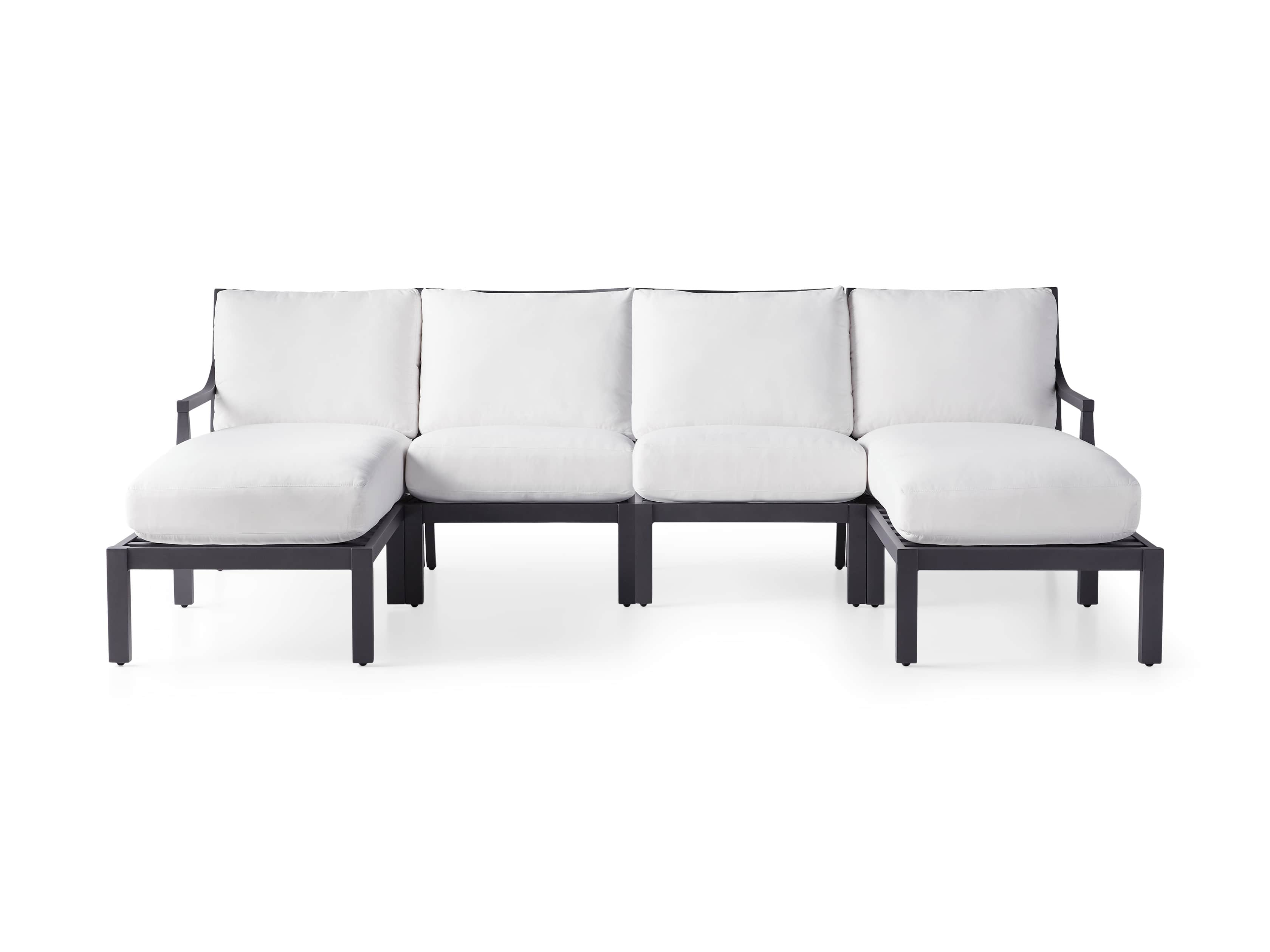Montego Outdoor 107" Four Piece Sectional, slide 2 of 3