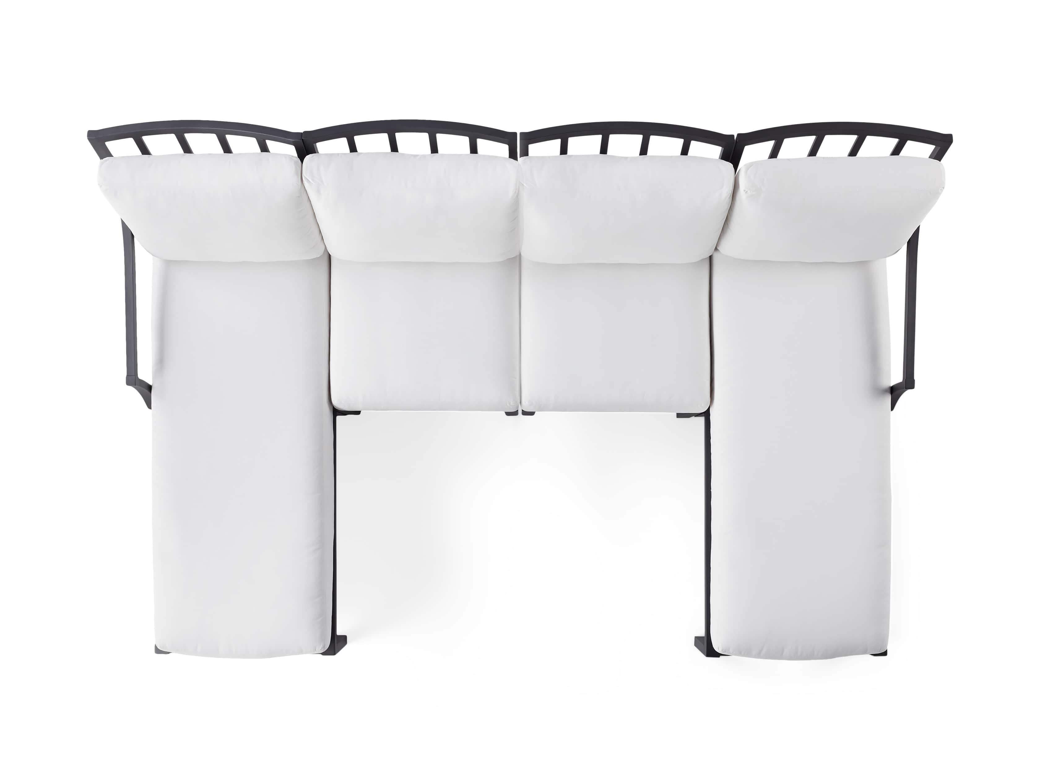 Montego Outdoor 107" Four Piece Sectional, slide 3 of 3