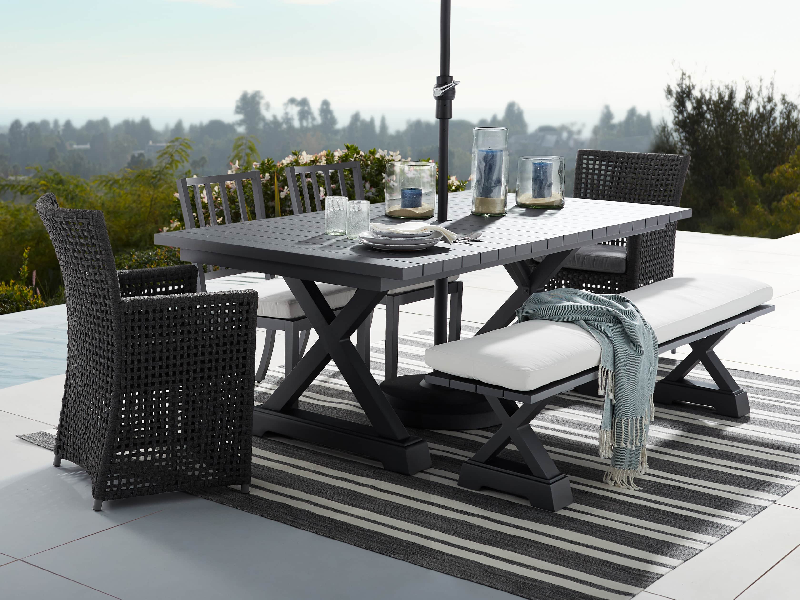 Montego Outdoor Rectangle Dining Table Arhaus