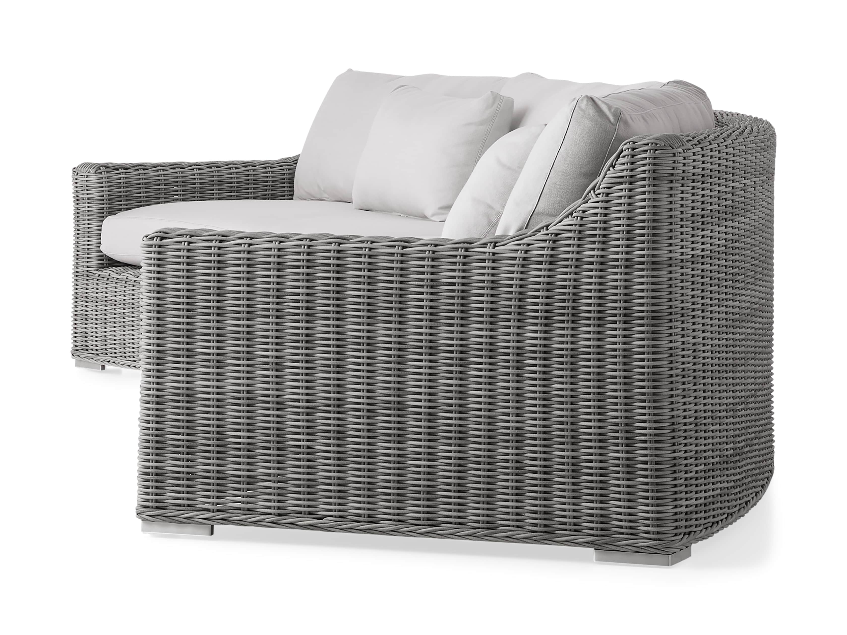 Montauk Outdoor 186.5" Modular Sofa in Vista Grey, slide 4 of 7
