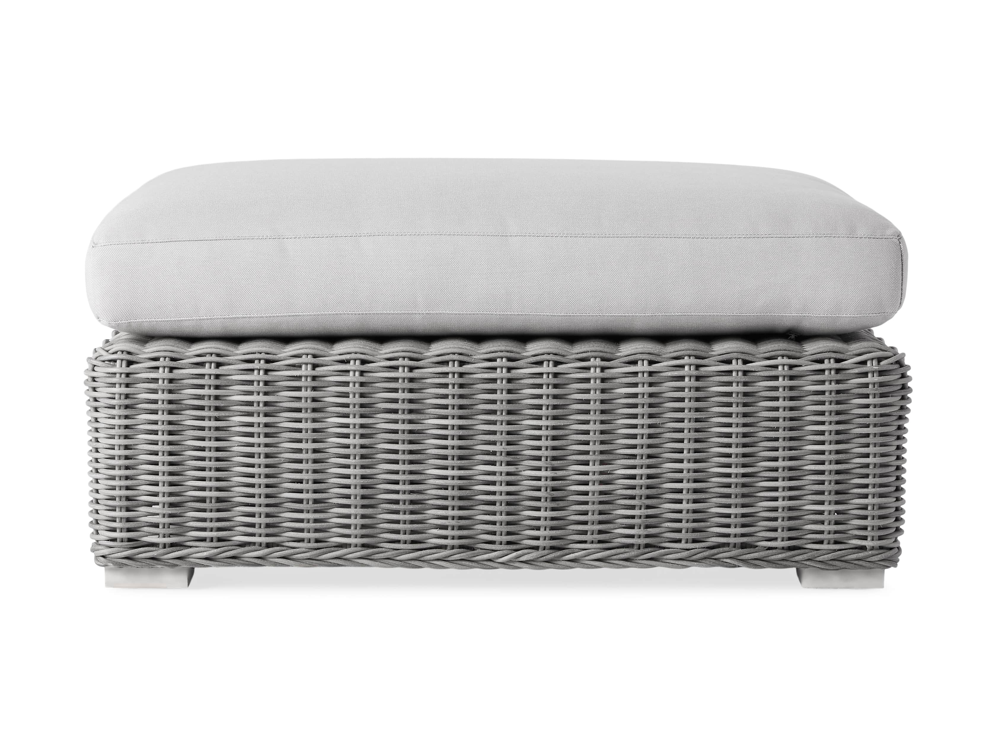 Montauk Outdoor 38.5" Ottoman in Vista Grey, slide 2 of 4