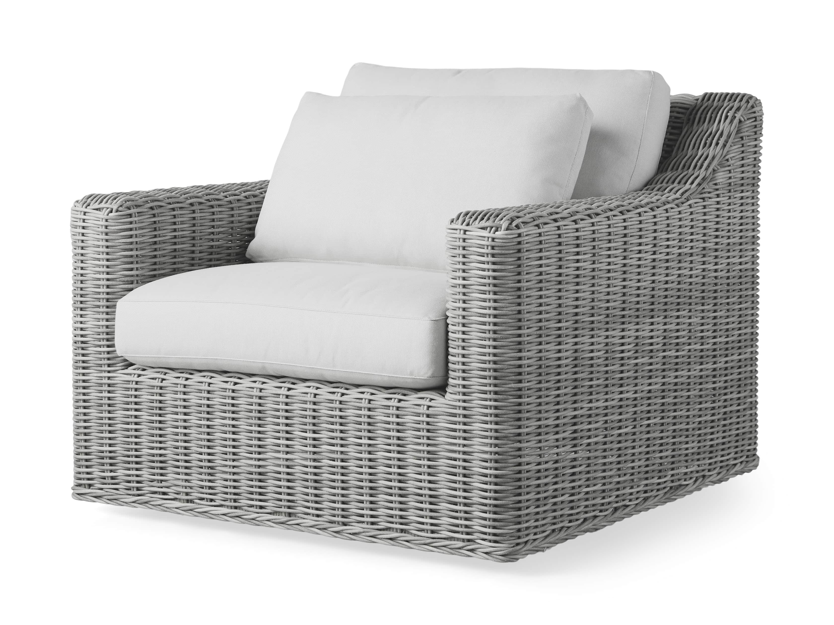 Montauk Outdoor 38.5" Swivel Chair in Vista Grey, slide 4 of 7