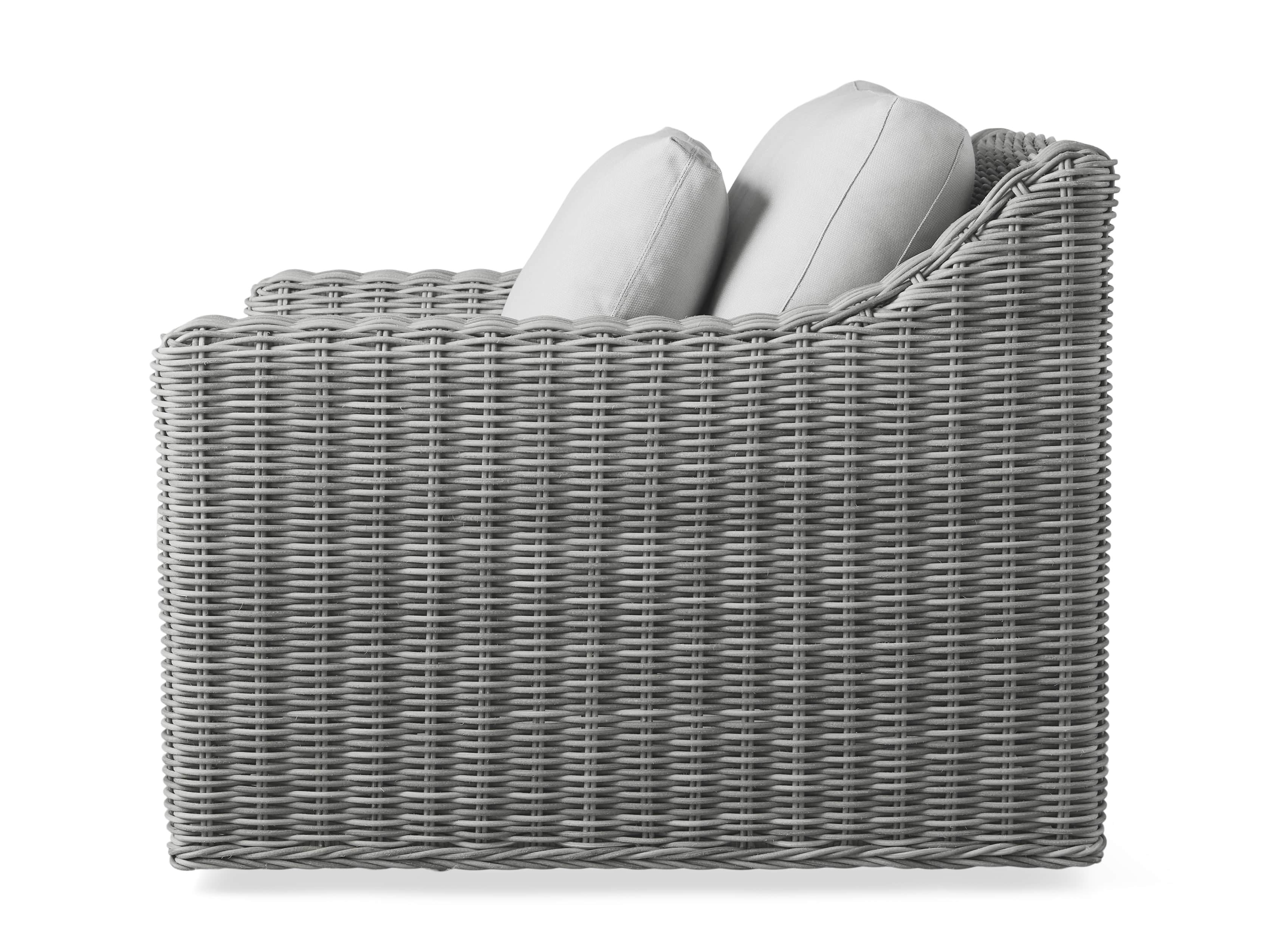 Montauk Outdoor 38.5" Swivel Chair in Vista Grey, slide 5 of 7