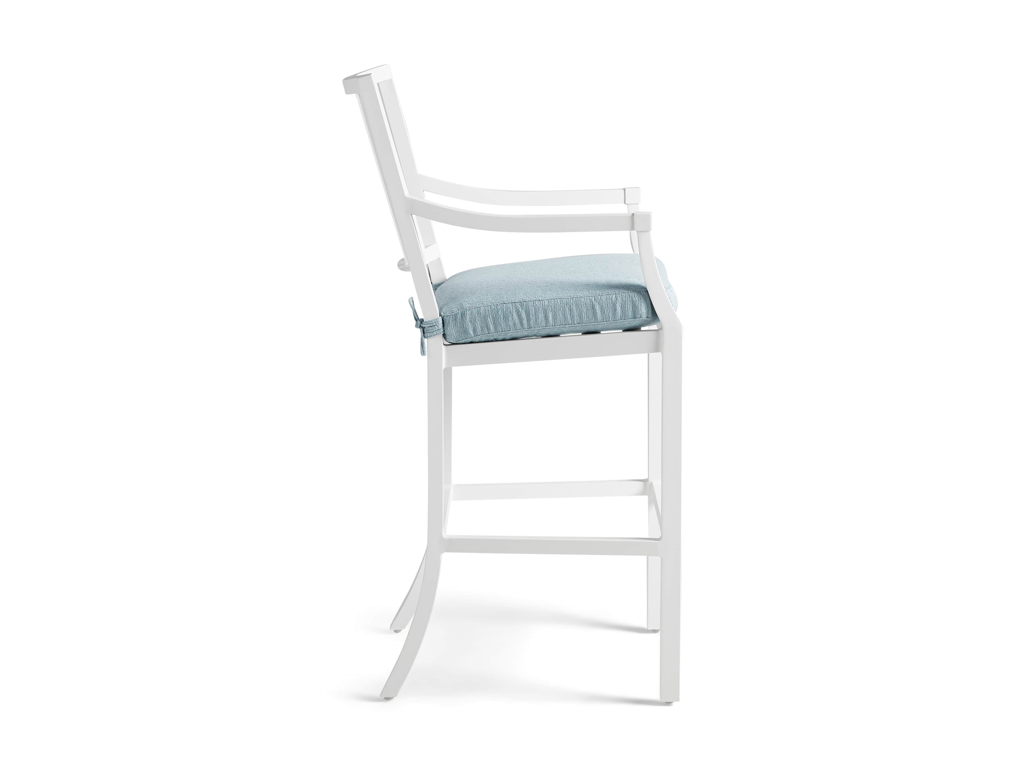 Montego Outdoor 23" Barstool in Blanc