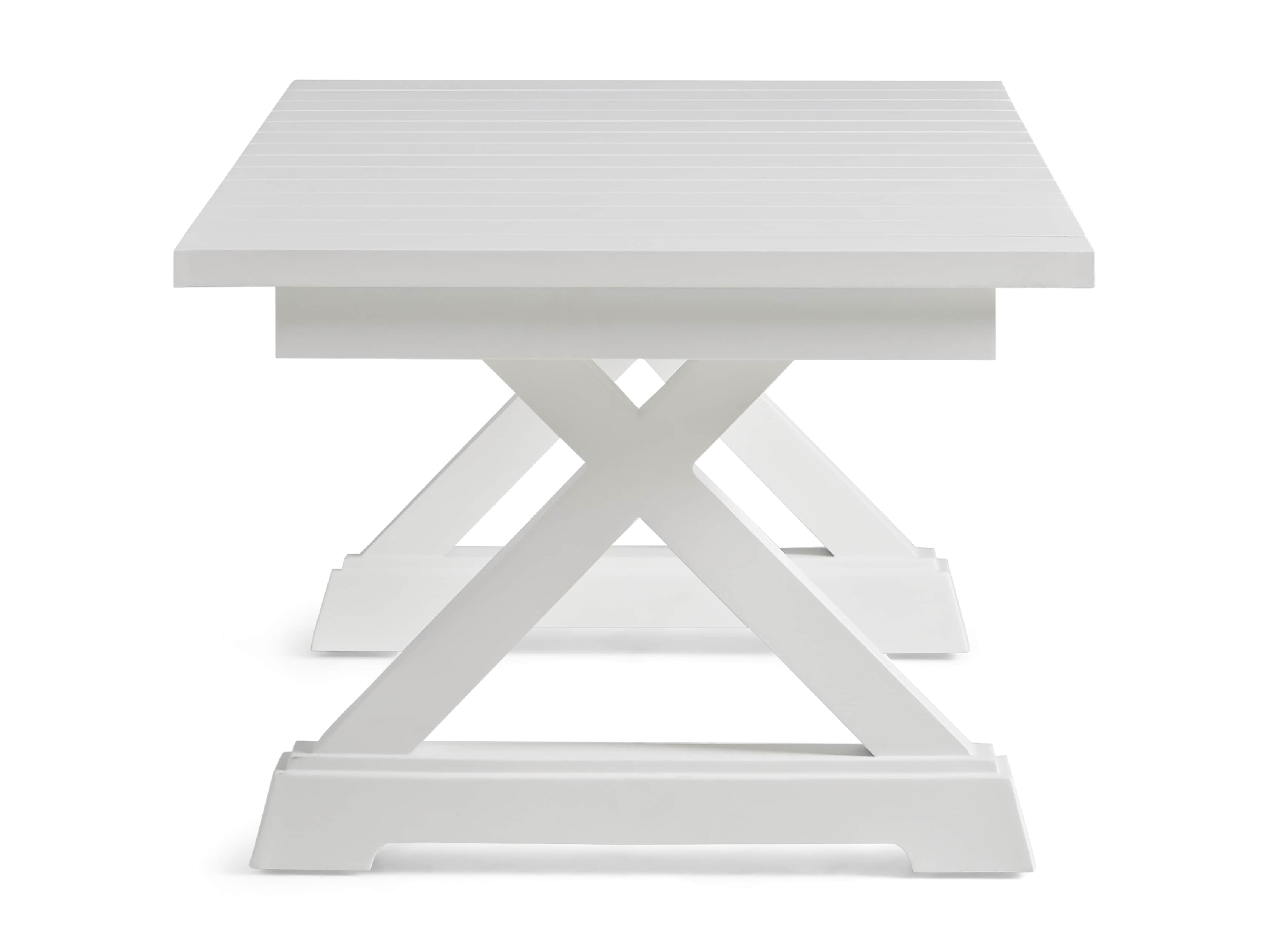 Montego Outdoor Coffee Table in Blanc, slide 3 of 5