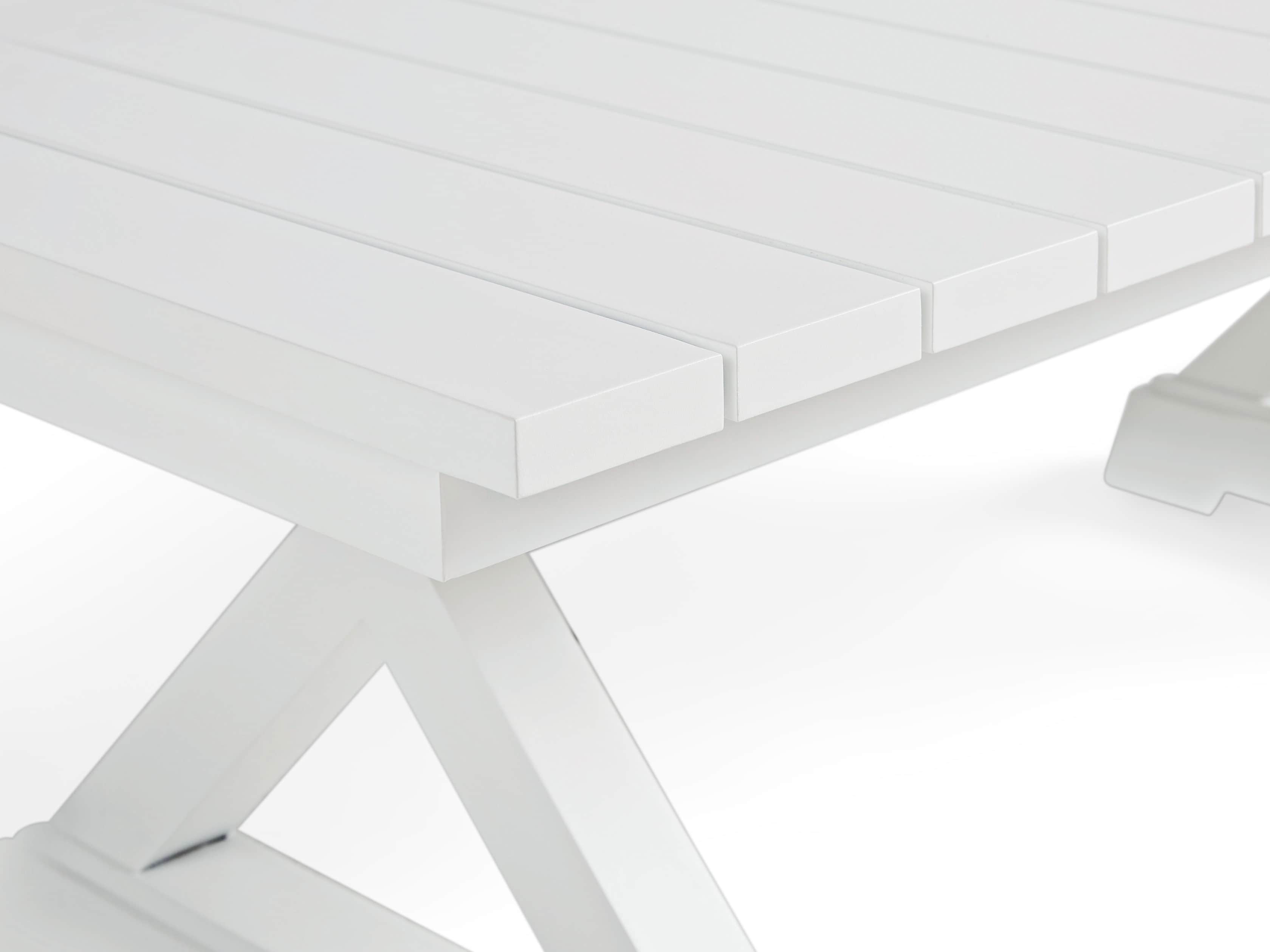 Montego Outdoor Coffee Table in Blanc, slide 4 of 5