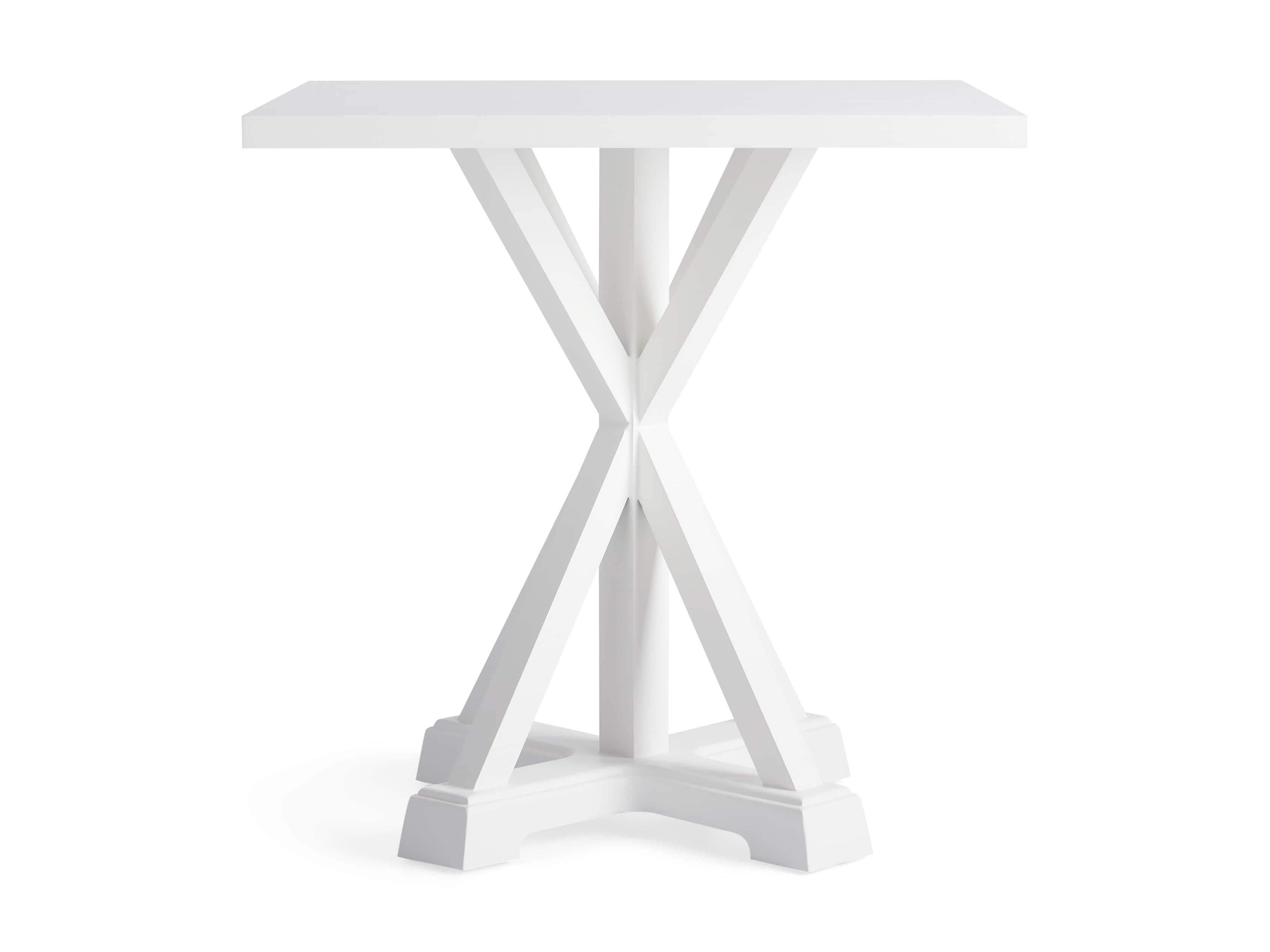Montego Outdoor 36" Counter Table in Blanc, slide 3 of 5