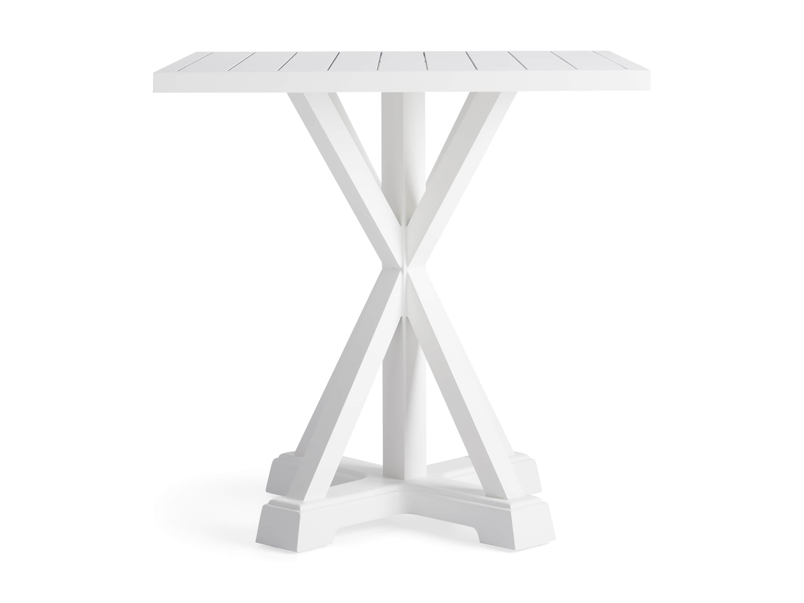 Montego Outdoor 36" Counter Table in Blanc, slide 2 of 5