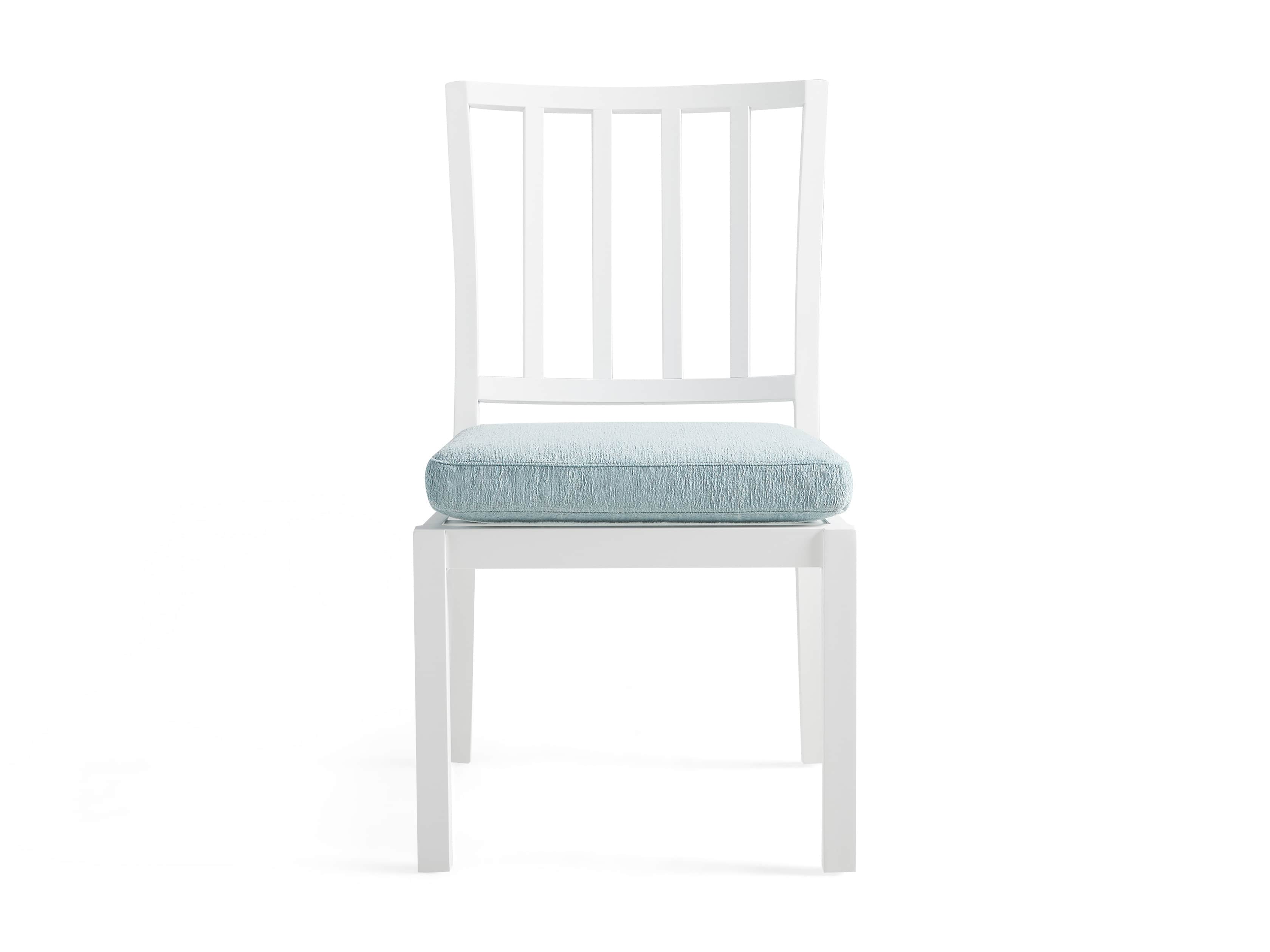 Montego Outdoor 20" Dining Side Chair in Blanc