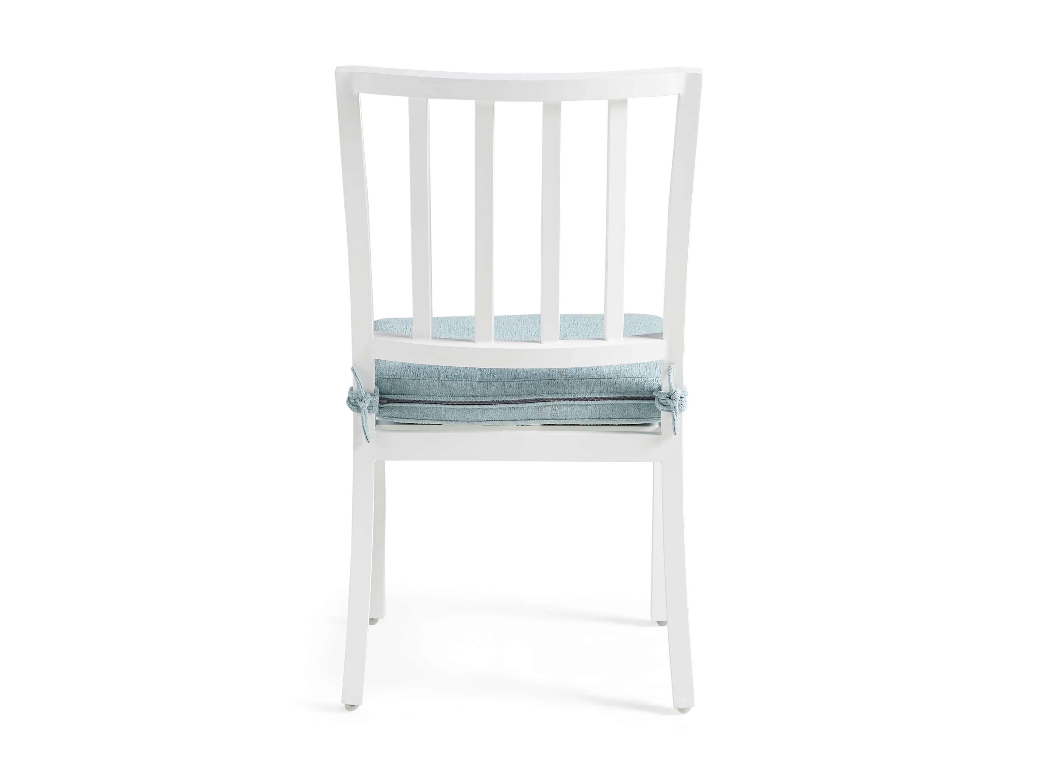 Montego Outdoor 20" Dining Side Chair in Blanc