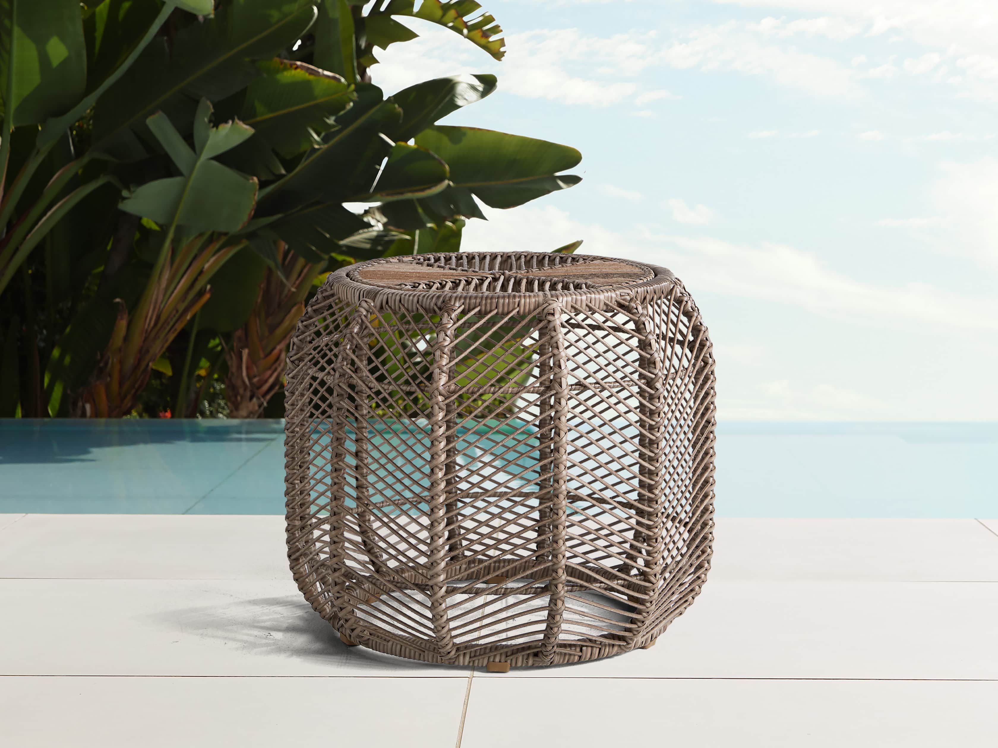 Mykonos Outdoor 22" End Table