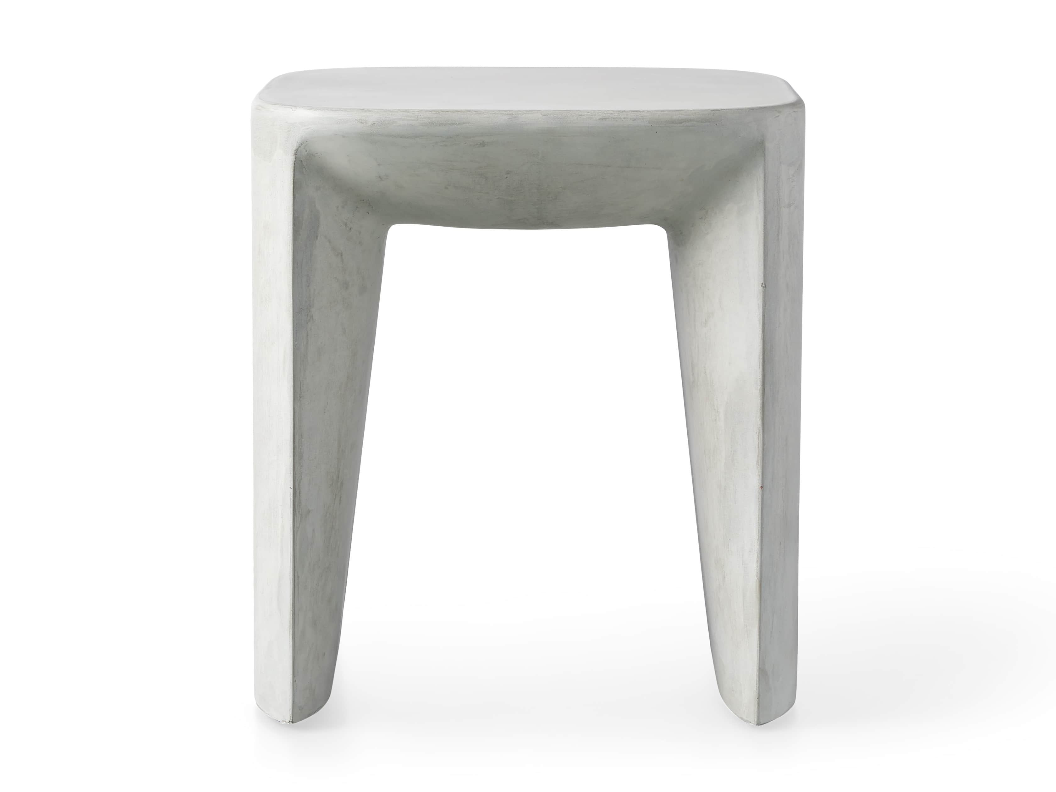 Nueva Outdoor 18" Stone End Table, slide 3 of 7